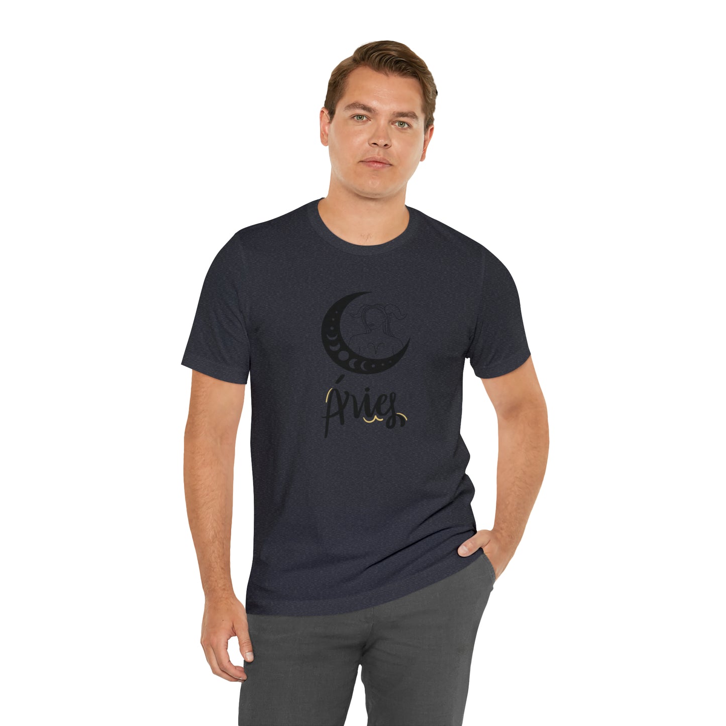 Aries Moon Goddess AF T-Shirt | Fun Aries T-Shirt | Zodiac T-Shirt | Zodiac Sign Shirt | Astrology | Star Sign | Unisex Jersey Short Sleeve Tee