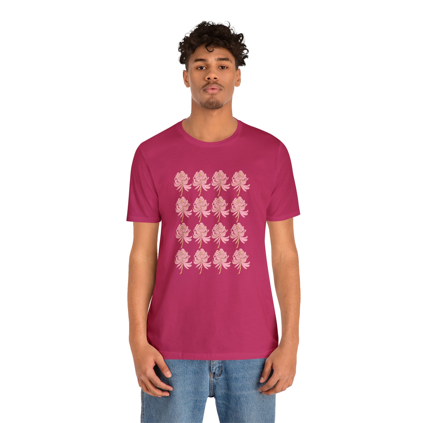 Scorpio Flower Pattern T-Shirt | Fun Scorpio T-Shirt | Zodiac T-Shirt | Zodiac Sign Shirt | Astrology | Star Sign | Unisex Jersey Short Sleeve Tee