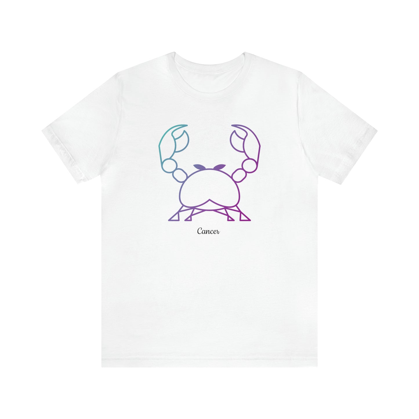 Cancer T-Shirt | Fun Cancer Crab T-Shirt | Zodiac T-Shirt | Zodiac Sign Shirt | Astrology | Star Sign | Unisex Jersey Short Sleeve Tee