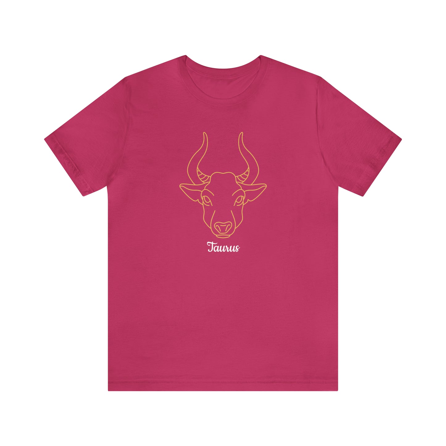 Taurus T-Shirt Bull | Fun Taurus T-Shirt | Zodiac T-Shirt | Zodiac Sign Shirt | Astrology | Star Sign | Unisex Jersey Short Sleeve Tee