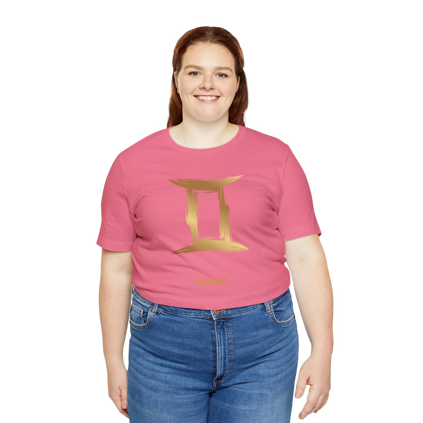 Gemini Symbol T-Shirt | Fun Gemini T-Shirt | Zodiac T-Shirt | Zodiac Sign Shirt | Astrology | Star Sign | Unisex Jersey Short Sleeve Tee