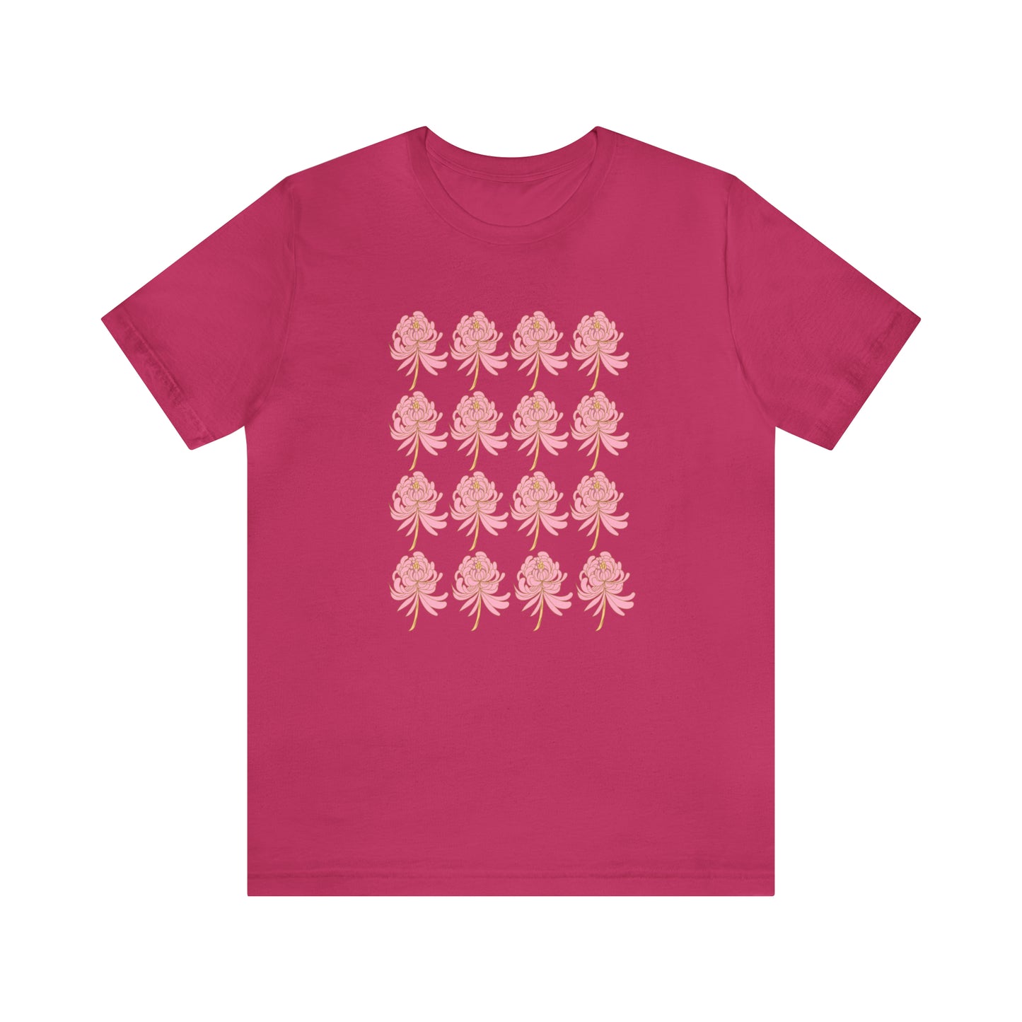 Scorpio Flower Pattern T-Shirt | Fun Scorpio T-Shirt | Zodiac T-Shirt | Zodiac Sign Shirt | Astrology | Star Sign | Unisex Jersey Short Sleeve Tee