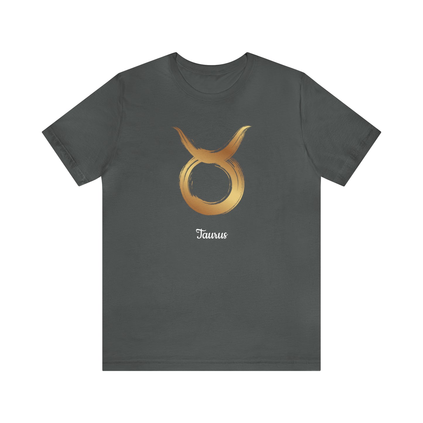 Taurus Symbol T-Shirt | Fun Taurus T-Shirt | Zodiac T-Shirt | Zodiac Sign Shirt | Astrology | Star Sign | Unisex Jersey Short Sleeve Tee