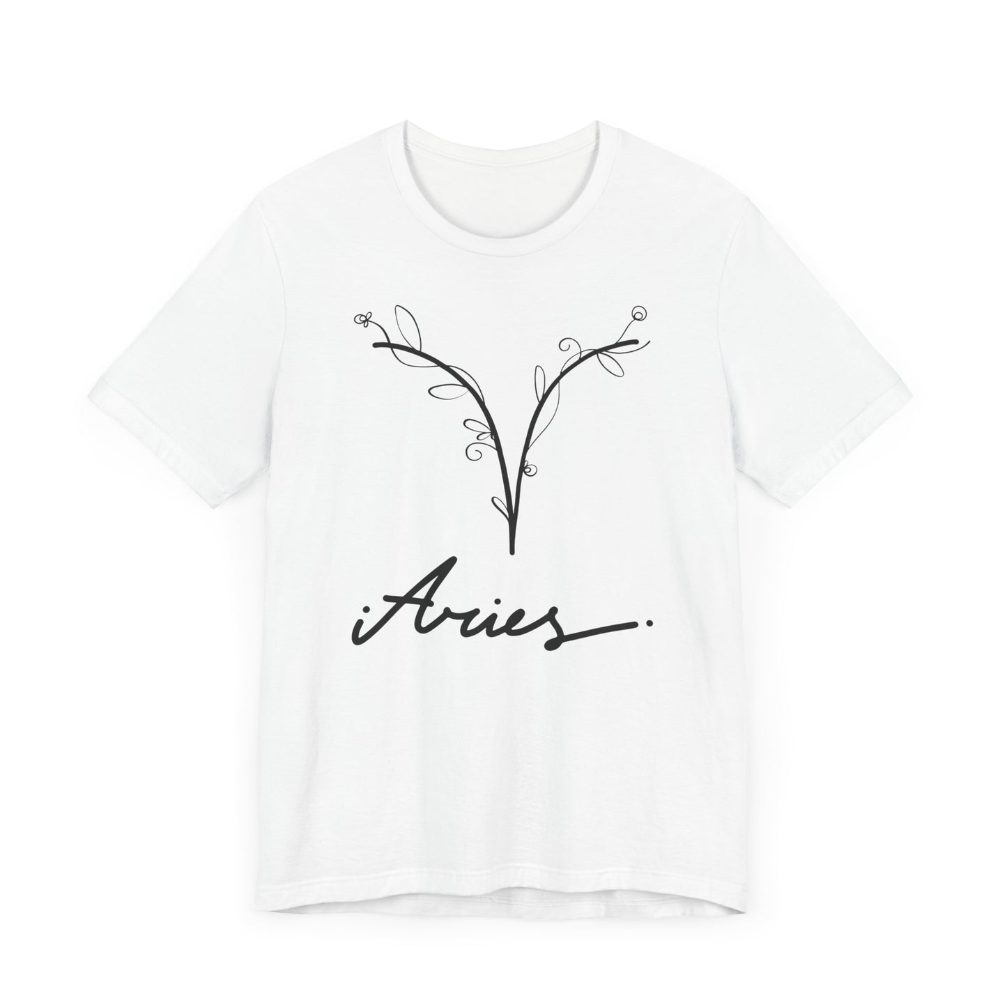 Aries Symbol AF T-Shirt | Fun Aries T-Shirt | Zodiac T-Shirt | Zodiac Sign Shirt | Astrology | Star Sign | Unisex Jersey Short Sleeve Tee