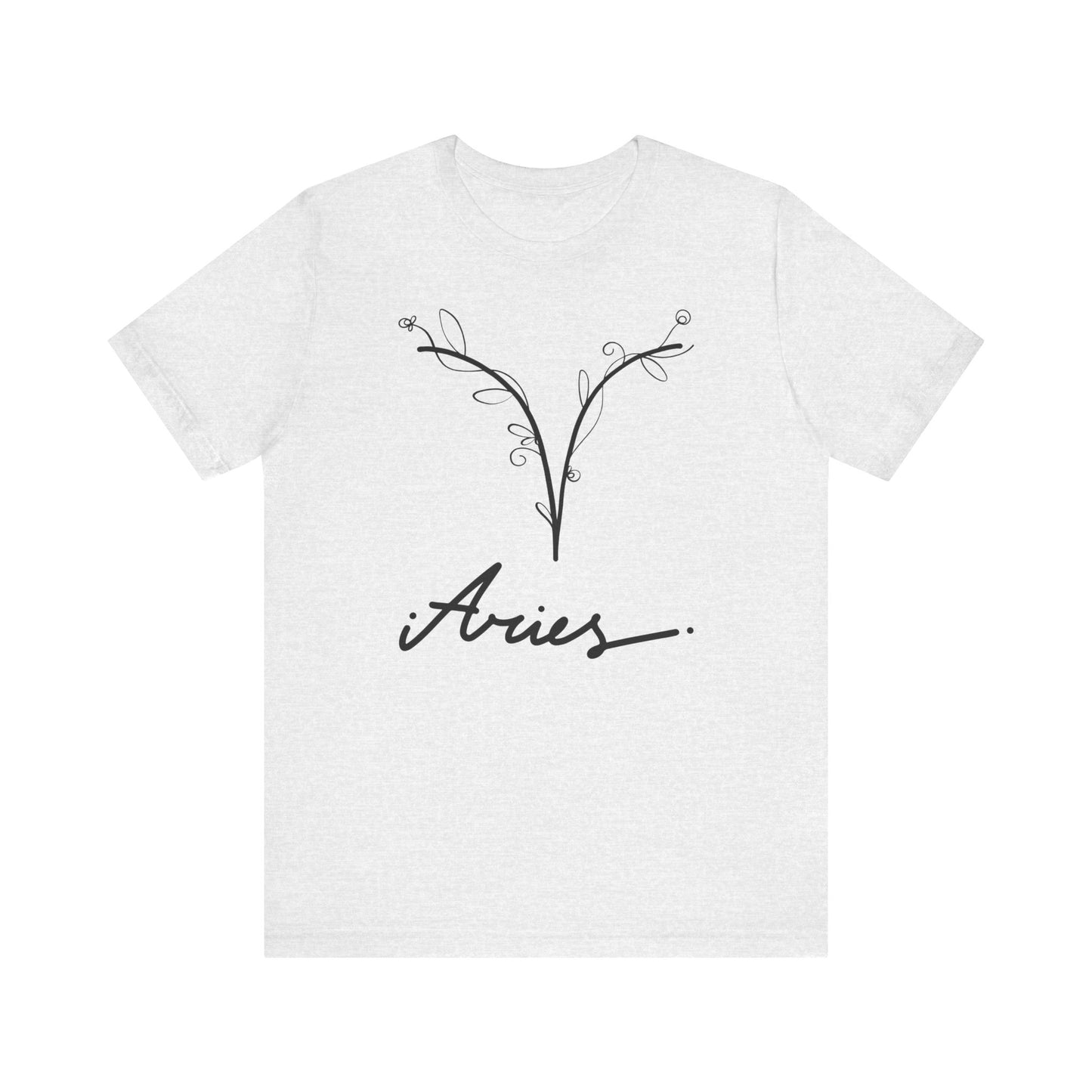 Aries Symbol AF T-Shirt | Fun Aries T-Shirt | Zodiac T-Shirt | Zodiac Sign Shirt | Astrology | Star Sign | Unisex Jersey Short Sleeve Tee