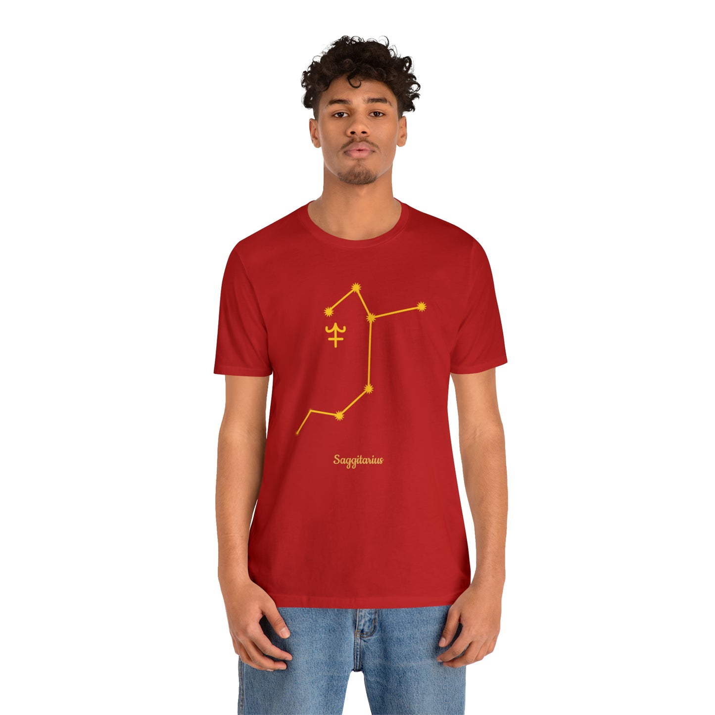 Sagittarius Stars T-Shirt | Fun Sagittarius T-Shirt | Zodiac T-Shirt | Zodiac Sign Shirt | Astrology | Star Sign | Unisex Jersey Short Sleeve Tee