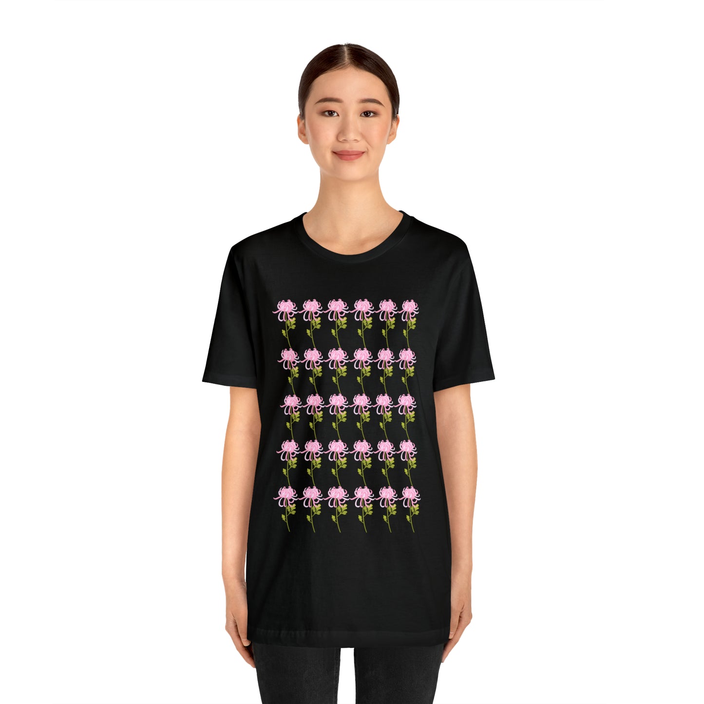 Scorpio Small Flower Pattern T-Shirt | Fun Scorpio T-Shirt | Zodiac T-Shirt | Zodiac Sign Shirt | Astrology | Star Sign | Unisex Jersey Short Sleeve Tee