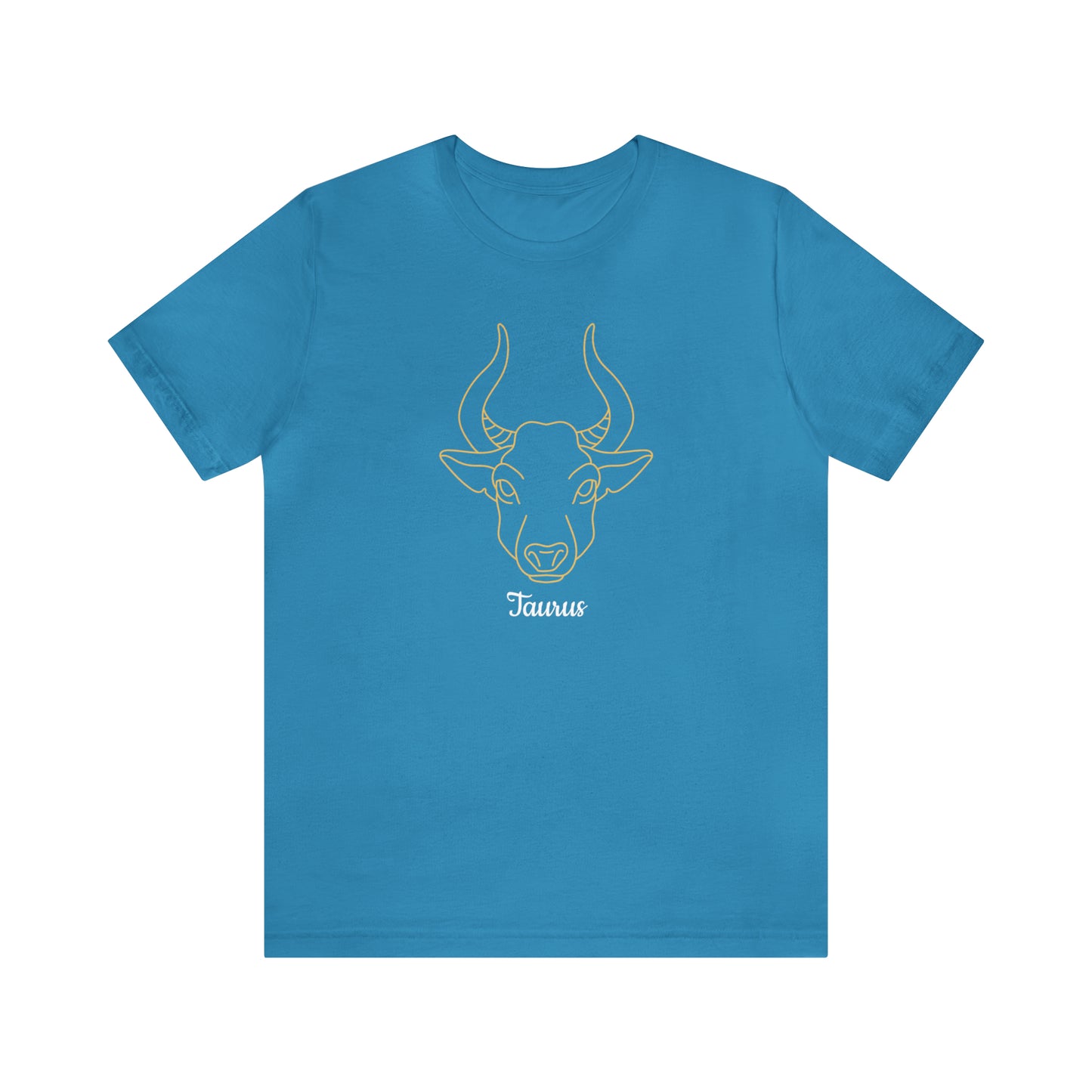 Taurus T-Shirt Bull | Fun Taurus T-Shirt | Zodiac T-Shirt | Zodiac Sign Shirt | Astrology | Star Sign | Unisex Jersey Short Sleeve Tee
