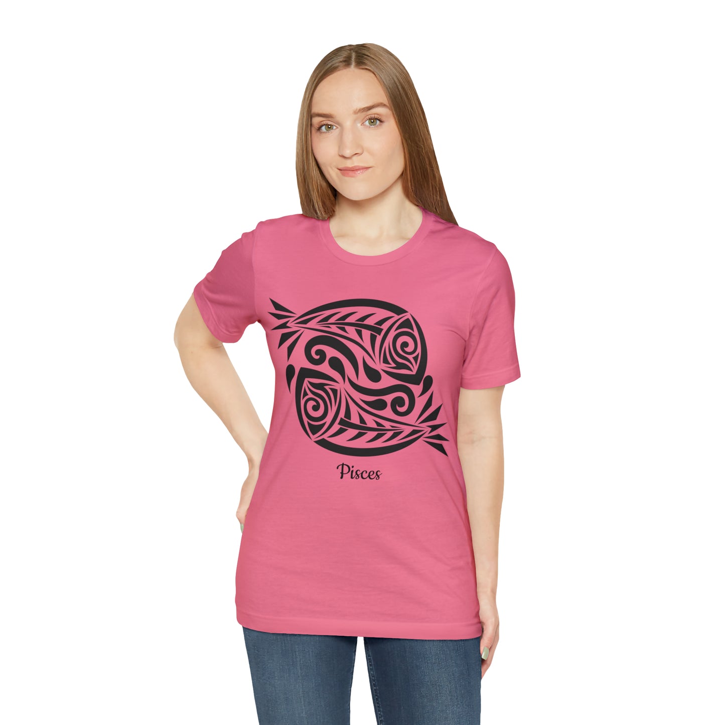Pisces Fish T-Shirt | Fun Pisces T-Shirt | Zodiac T-Shirt | Zodiac Sign Shirt | Astrology | Star Sign | Unisex Jersey Short Sleeve Tee