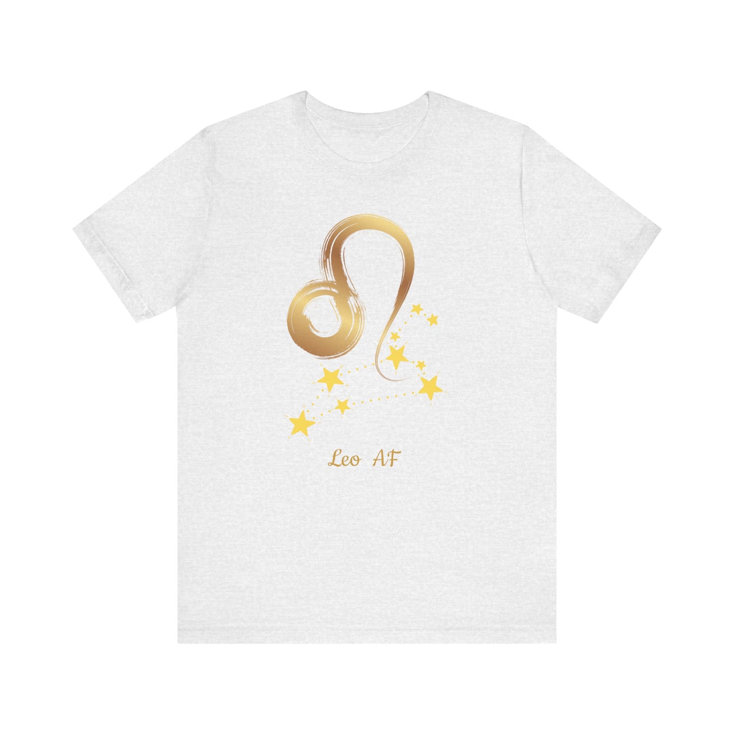 Leo Symbol AF T-Shirt | Fun Leo T-Shirt | Zodiac T-Shirt | Zodiac Sign Shirt | Astrology | Star Sign | Unisex Jersey Short Sleeve Tee