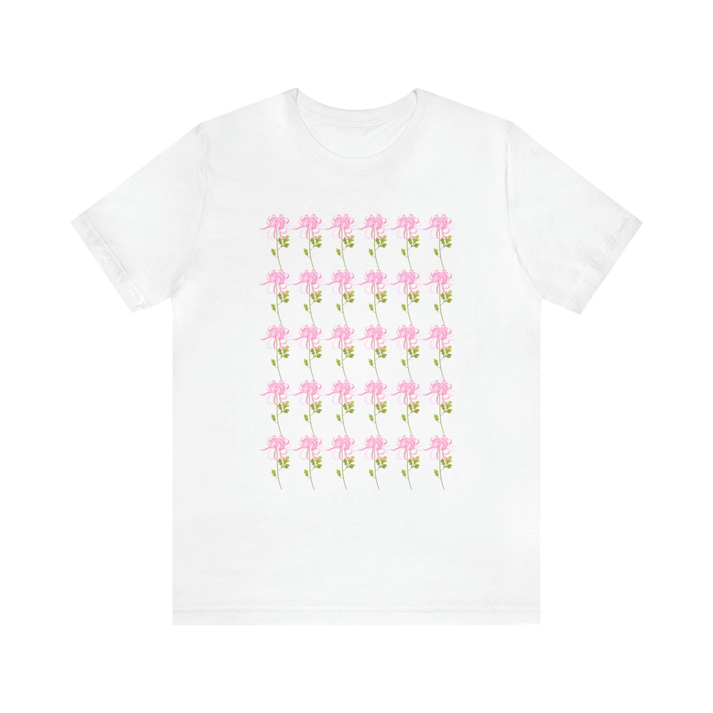 Scorpio Small Flower Pattern T-Shirt | Fun Scorpio T-Shirt | Zodiac T-Shirt | Zodiac Sign Shirt | Astrology | Star Sign | Unisex Jersey Short Sleeve Tee