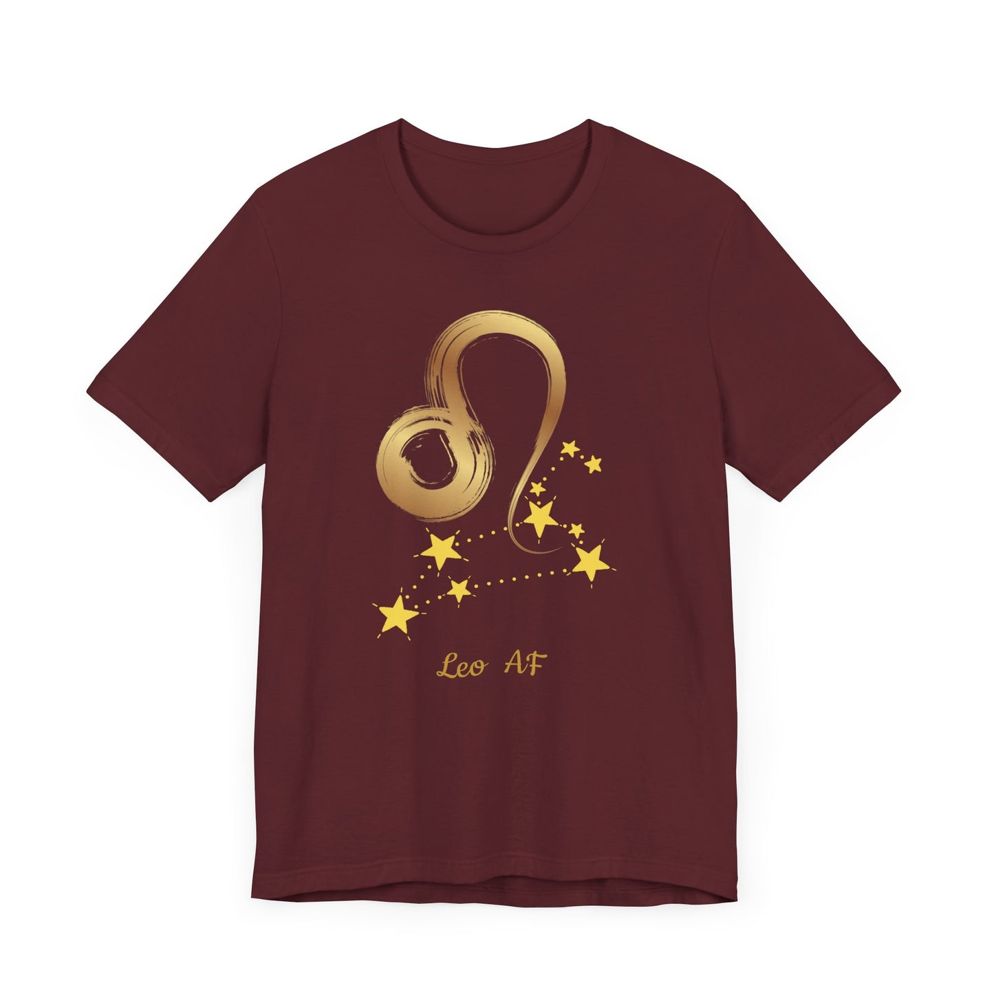 Leo Symbol AF T-Shirt | Fun Leo T-Shirt | Zodiac T-Shirt | Zodiac Sign Shirt | Astrology | Star Sign | Unisex Jersey Short Sleeve Tee
