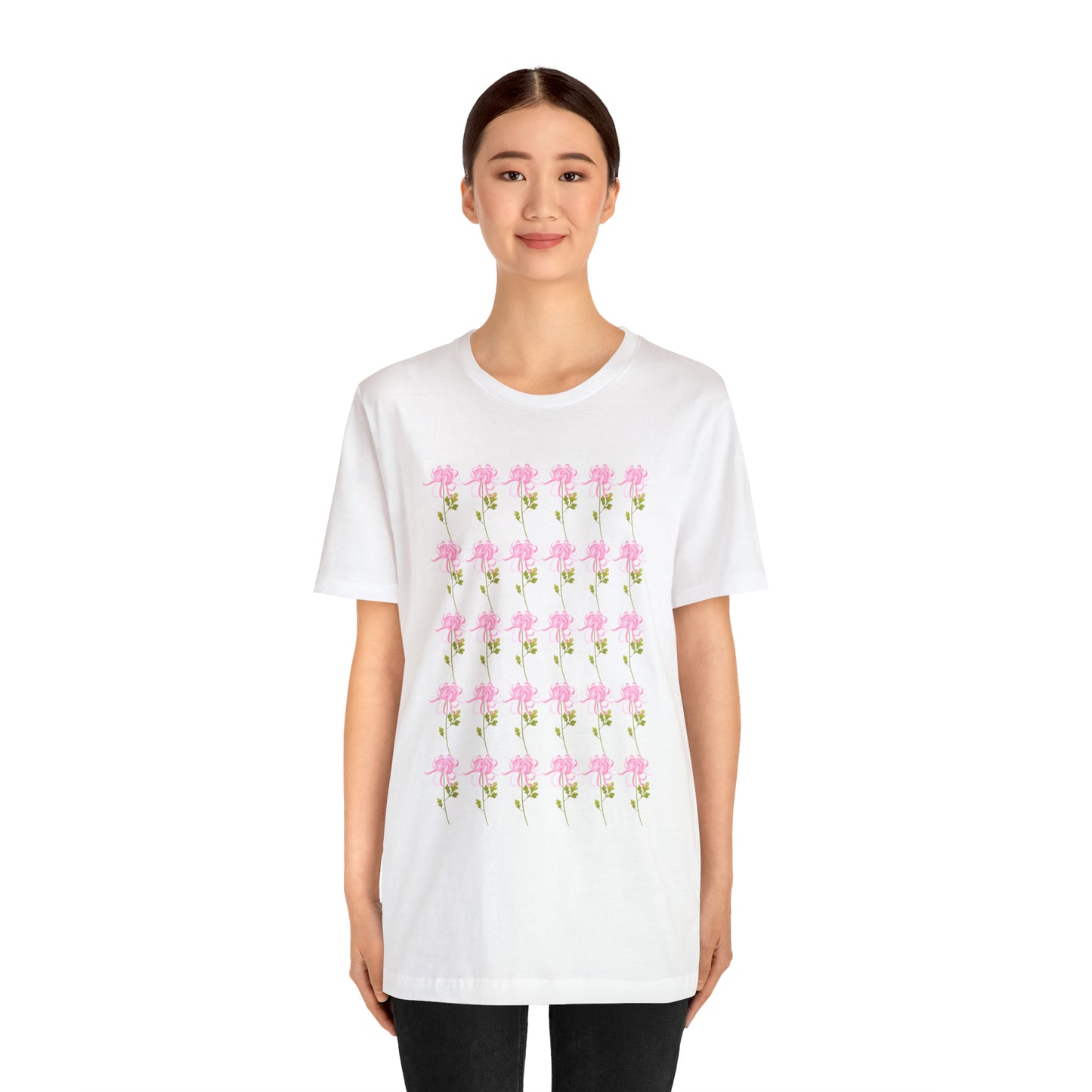 Scorpio Small Flower Pattern T-Shirt | Fun Scorpio T-Shirt | Zodiac T-Shirt | Zodiac Sign Shirt | Astrology | Star Sign | Unisex Jersey Short Sleeve Tee