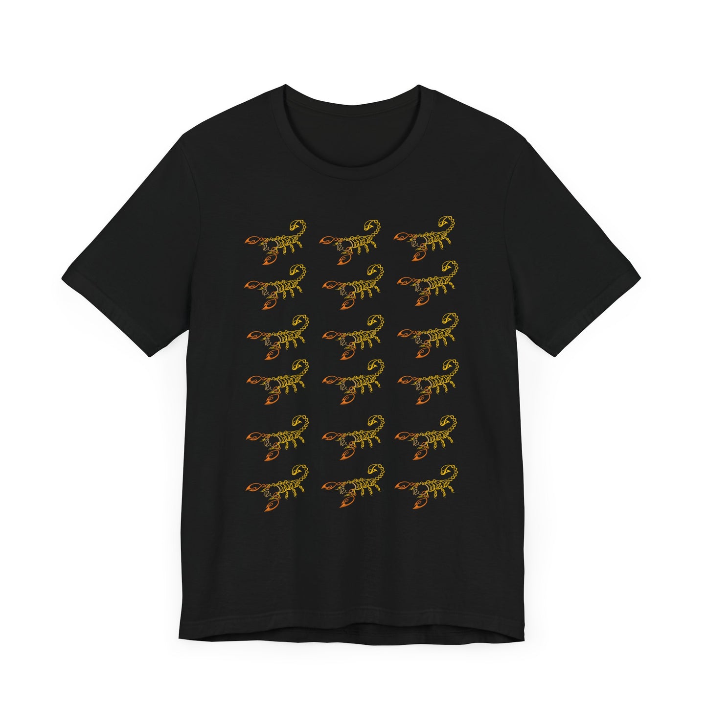 Scorpio Symbol Pattern T-Shirt | Fun Scorpio T-Shirt | Zodiac T-Shirt | Zodiac Sign Shirt | Astrology | Star Sign | Unisex Jersey Short Sleeve Tee