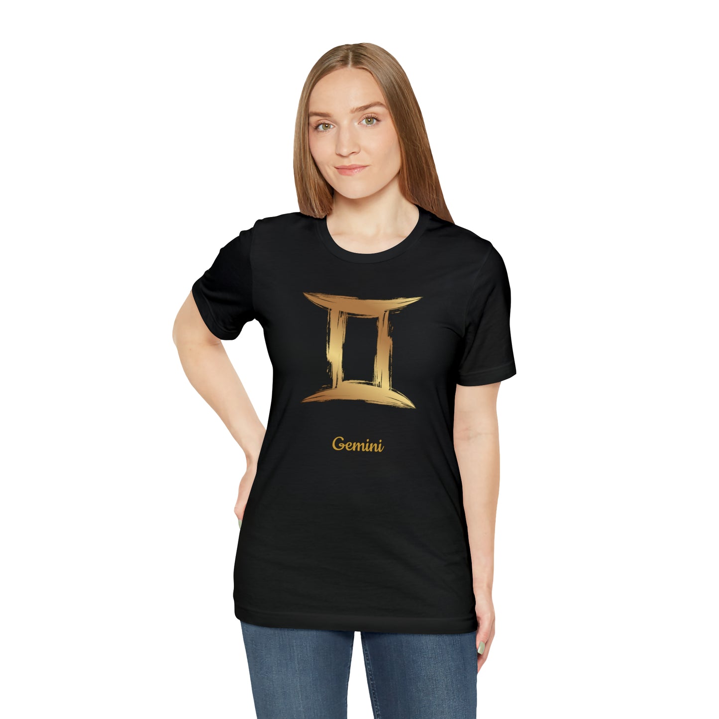 Gemini Symbol T-Shirt | Fun Gemini T-Shirt | Zodiac T-Shirt | Zodiac Sign Shirt | Astrology | Star Sign | Unisex Jersey Short Sleeve Tee