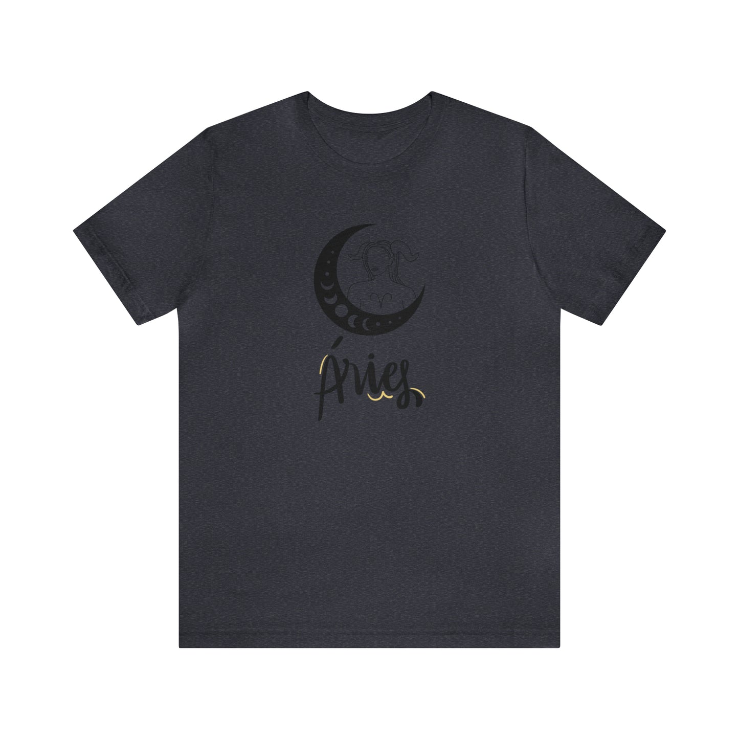 Aries Moon Goddess AF T-Shirt | Fun Aries T-Shirt | Zodiac T-Shirt | Zodiac Sign Shirt | Astrology | Star Sign | Unisex Jersey Short Sleeve Tee
