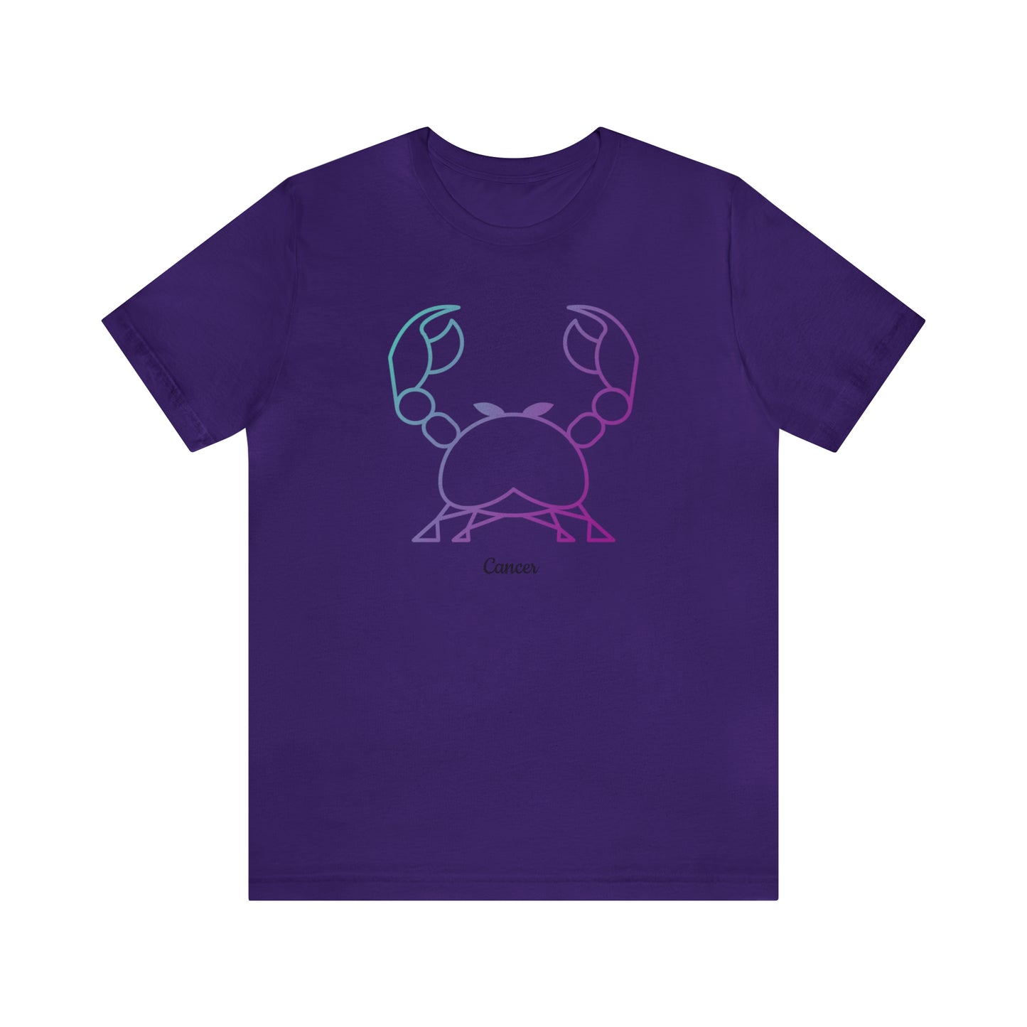 Cancer T-Shirt | Fun Cancer Crab T-Shirt | Zodiac T-Shirt | Zodiac Sign Shirt | Astrology | Star Sign | Unisex Jersey Short Sleeve Tee