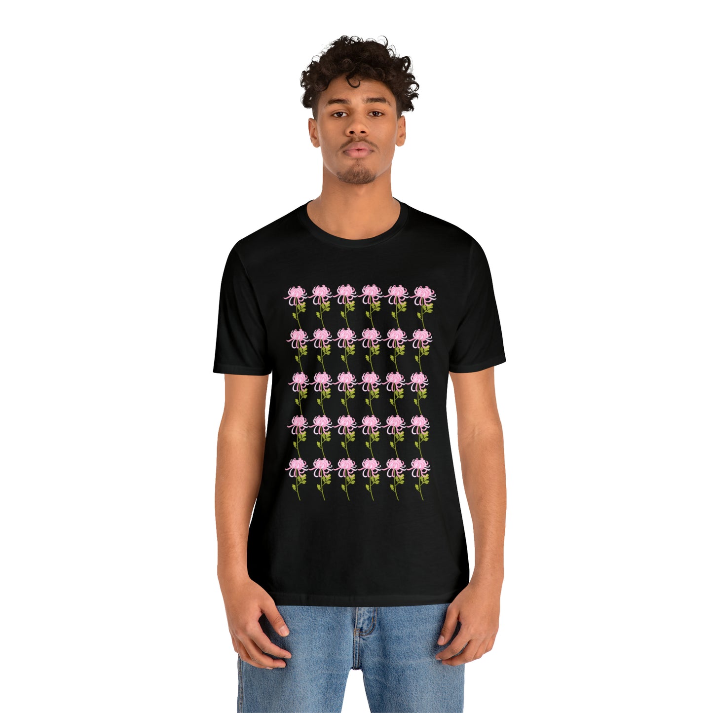 Scorpio Small Flower Pattern T-Shirt | Fun Scorpio T-Shirt | Zodiac T-Shirt | Zodiac Sign Shirt | Astrology | Star Sign | Unisex Jersey Short Sleeve Tee