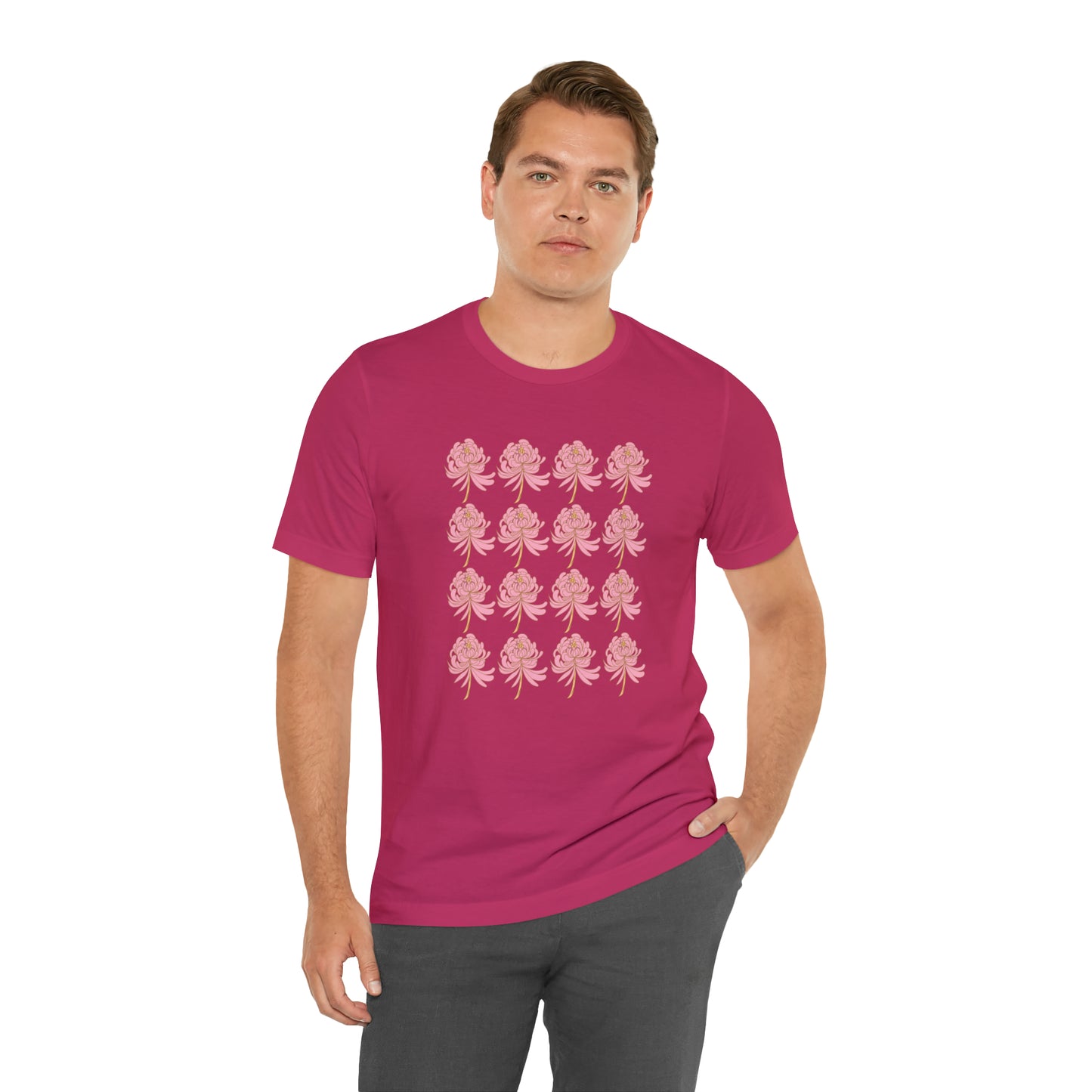 Scorpio Flower Pattern T-Shirt | Fun Scorpio T-Shirt | Zodiac T-Shirt | Zodiac Sign Shirt | Astrology | Star Sign | Unisex Jersey Short Sleeve Tee