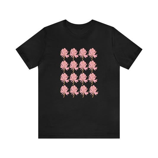 Scorpio Flower Pattern T-Shirt | Fun Scorpio T-Shirt | Zodiac T-Shirt | Zodiac Sign Shirt | Astrology | Star Sign | Unisex Jersey Short Sleeve Tee