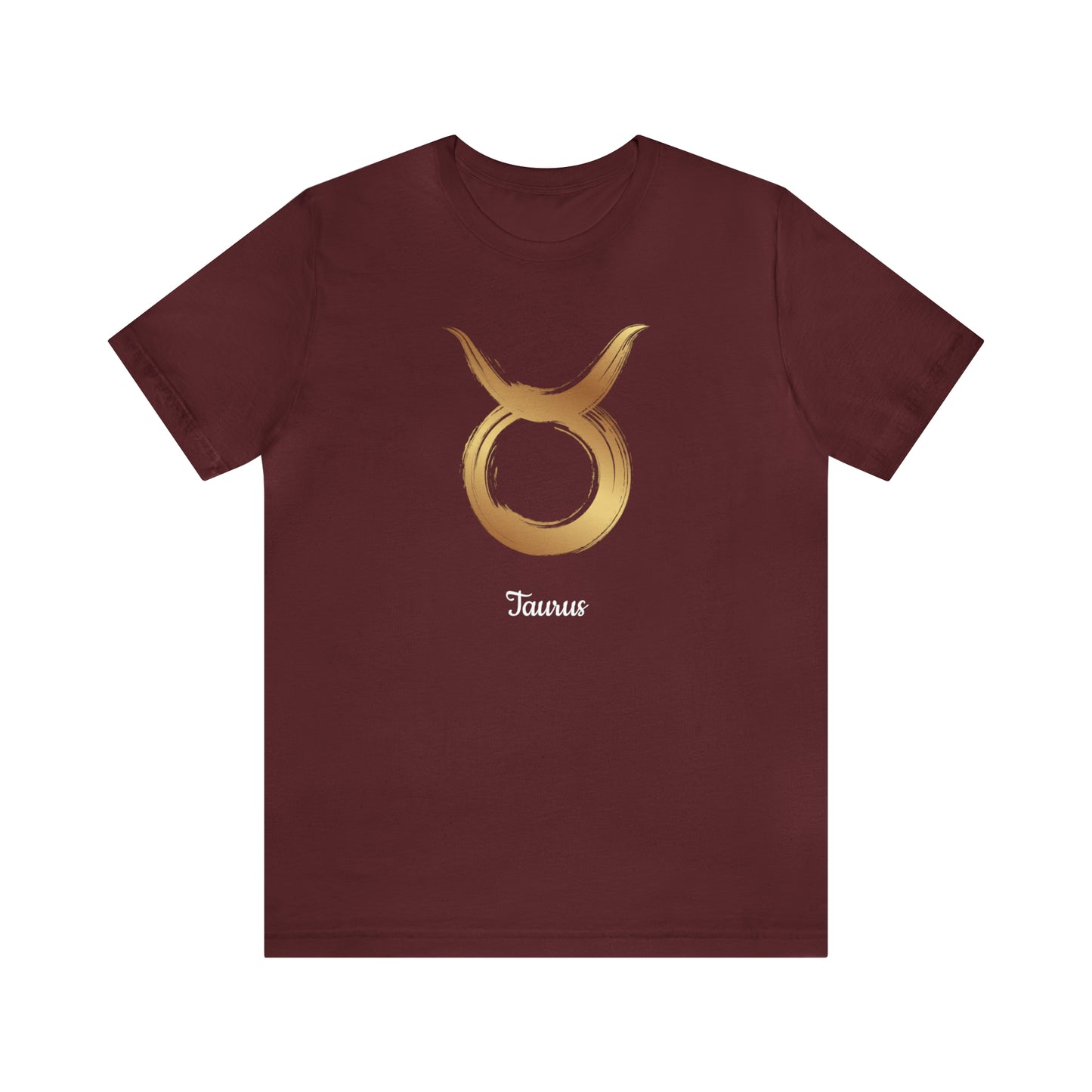 Taurus Symbol T-Shirt | Fun Taurus T-Shirt | Zodiac T-Shirt | Zodiac Sign Shirt | Astrology | Star Sign | Unisex Jersey Short Sleeve Tee