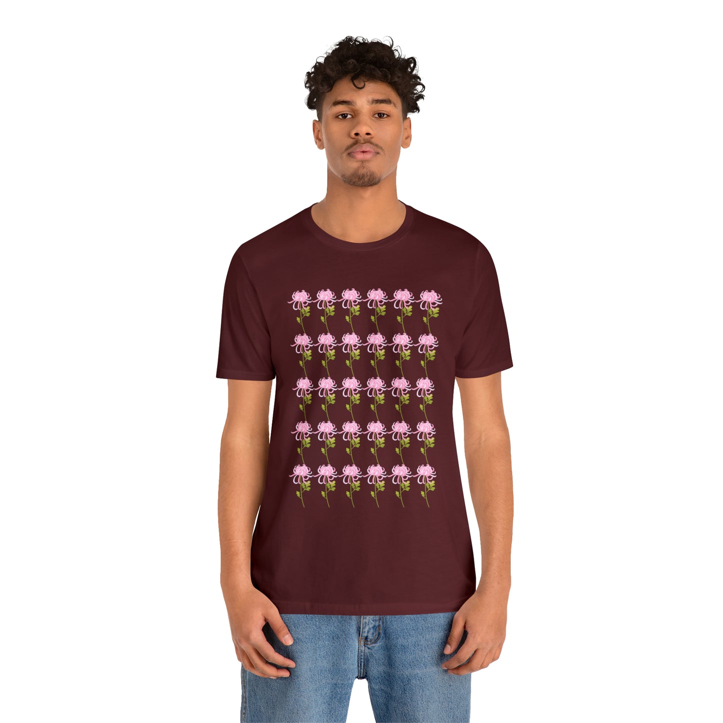 Scorpio Small Flower Pattern T-Shirt | Fun Scorpio T-Shirt | Zodiac T-Shirt | Zodiac Sign Shirt | Astrology | Star Sign | Unisex Jersey Short Sleeve Tee