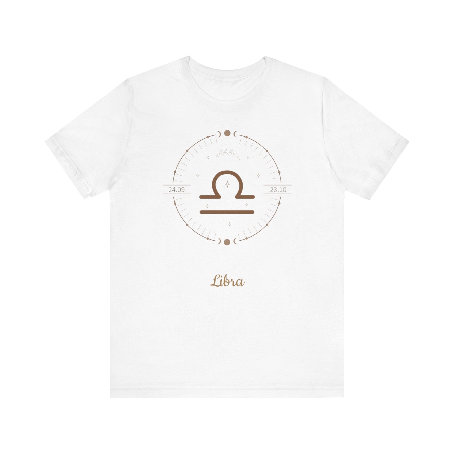 Libra Symbol T-Shirt | Fun Libra T-Shirt | Zodiac T-Shirt | Zodiac Sign Shirt | Astrology | Star Sign | Unisex Jersey Short Sleeve Tee