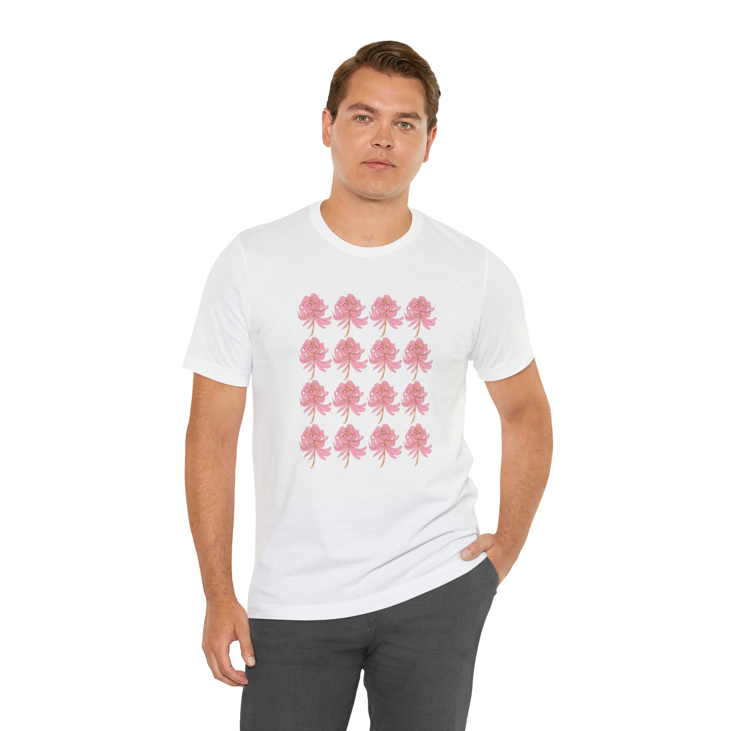Scorpio Flower Pattern T-Shirt | Fun Scorpio T-Shirt | Zodiac T-Shirt | Zodiac Sign Shirt | Astrology | Star Sign | Unisex Jersey Short Sleeve Tee