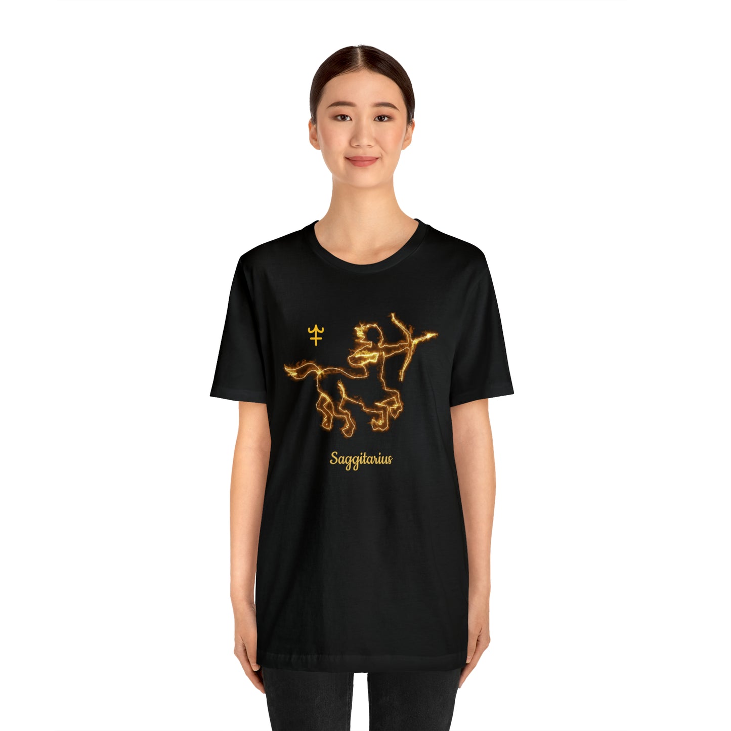 Sagittarius Fiery Centaur T-Shirt | Fun Sagittarius T-Shirt | Zodiac T-Shirt | Zodiac Sign Shirt | Astrology | Star Sign | Unisex Jersey Short Sleeve Tee