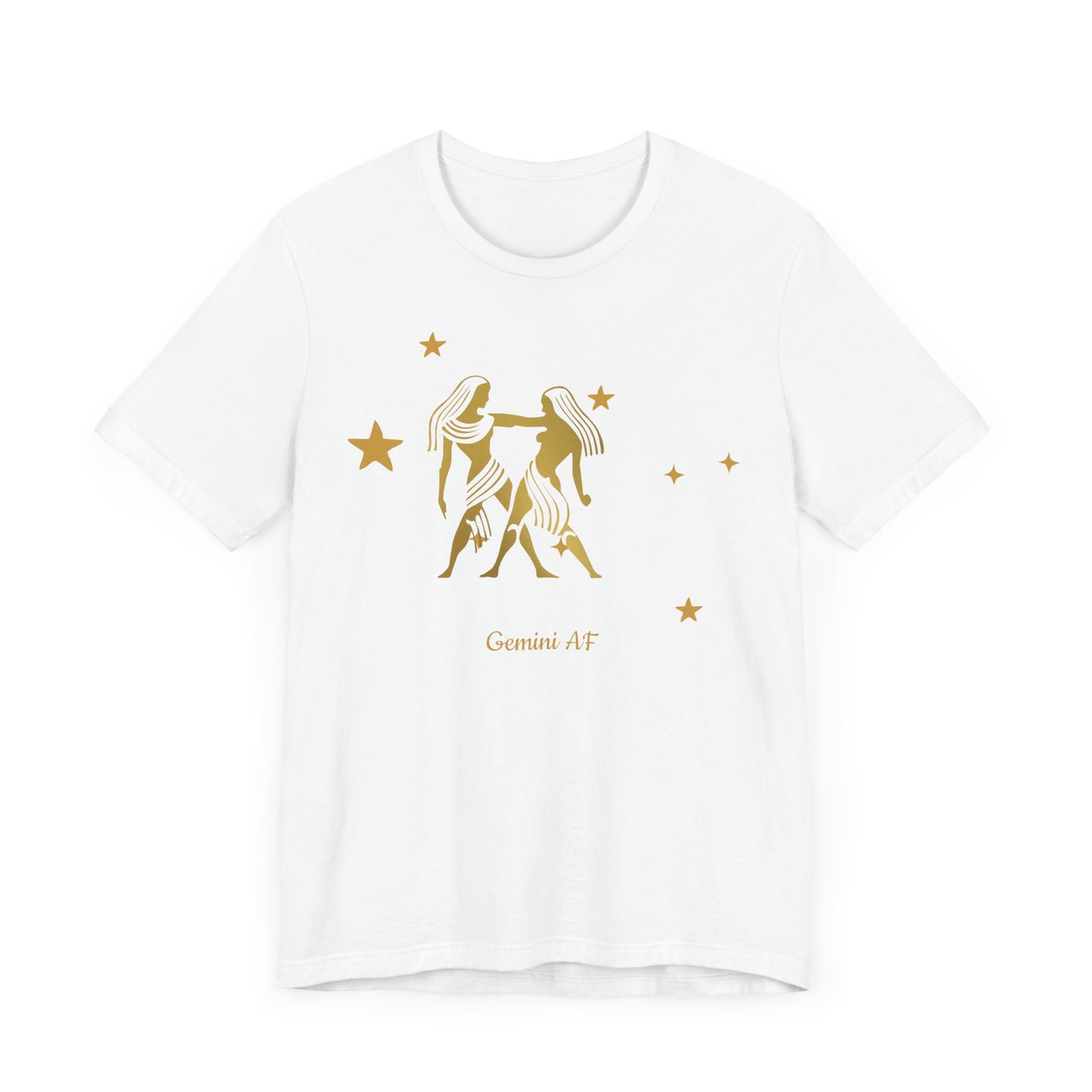 Gemini Egyptian Symbol AF T-Shirt | Fun Gemini T-Shirt | Zodiac T-Shirt | Zodiac Sign Shirt | Astrology | Star Sign | Unisex Jersey Short Sleeve Tee