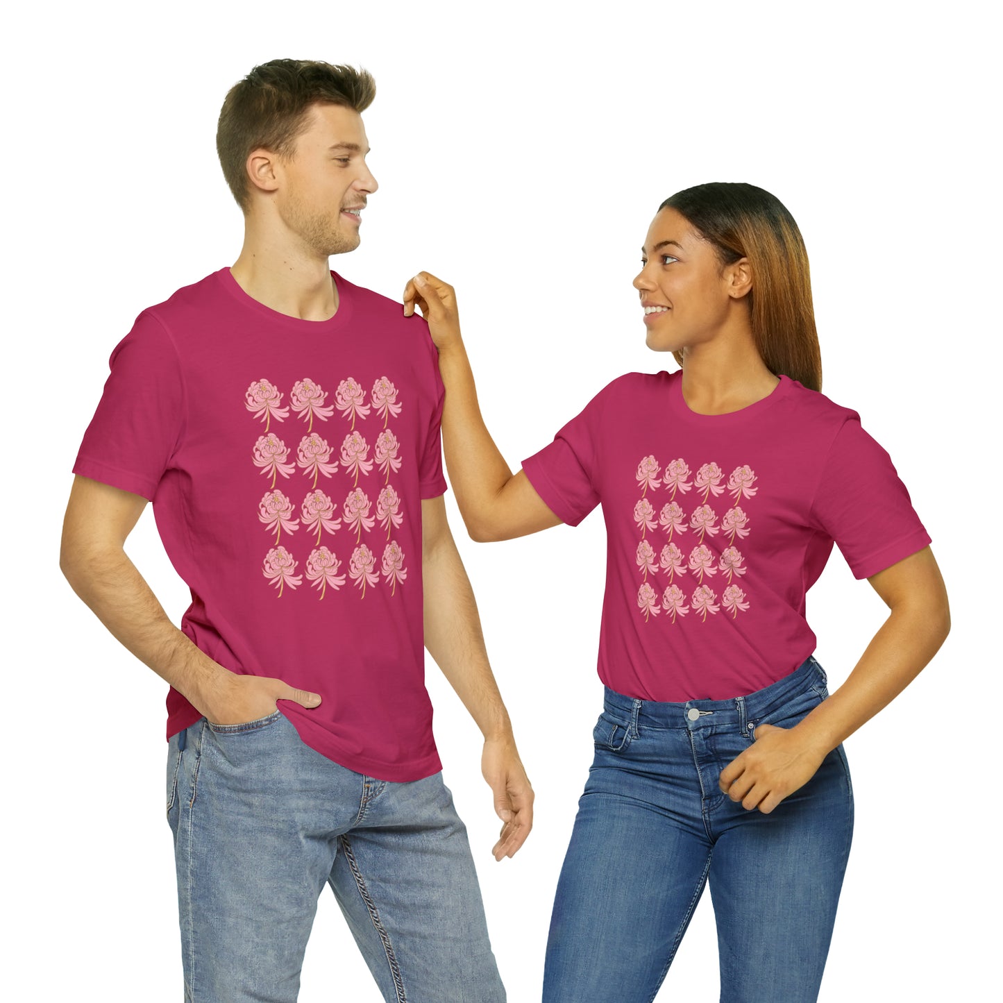 Scorpio Flower Pattern T-Shirt | Fun Scorpio T-Shirt | Zodiac T-Shirt | Zodiac Sign Shirt | Astrology | Star Sign | Unisex Jersey Short Sleeve Tee