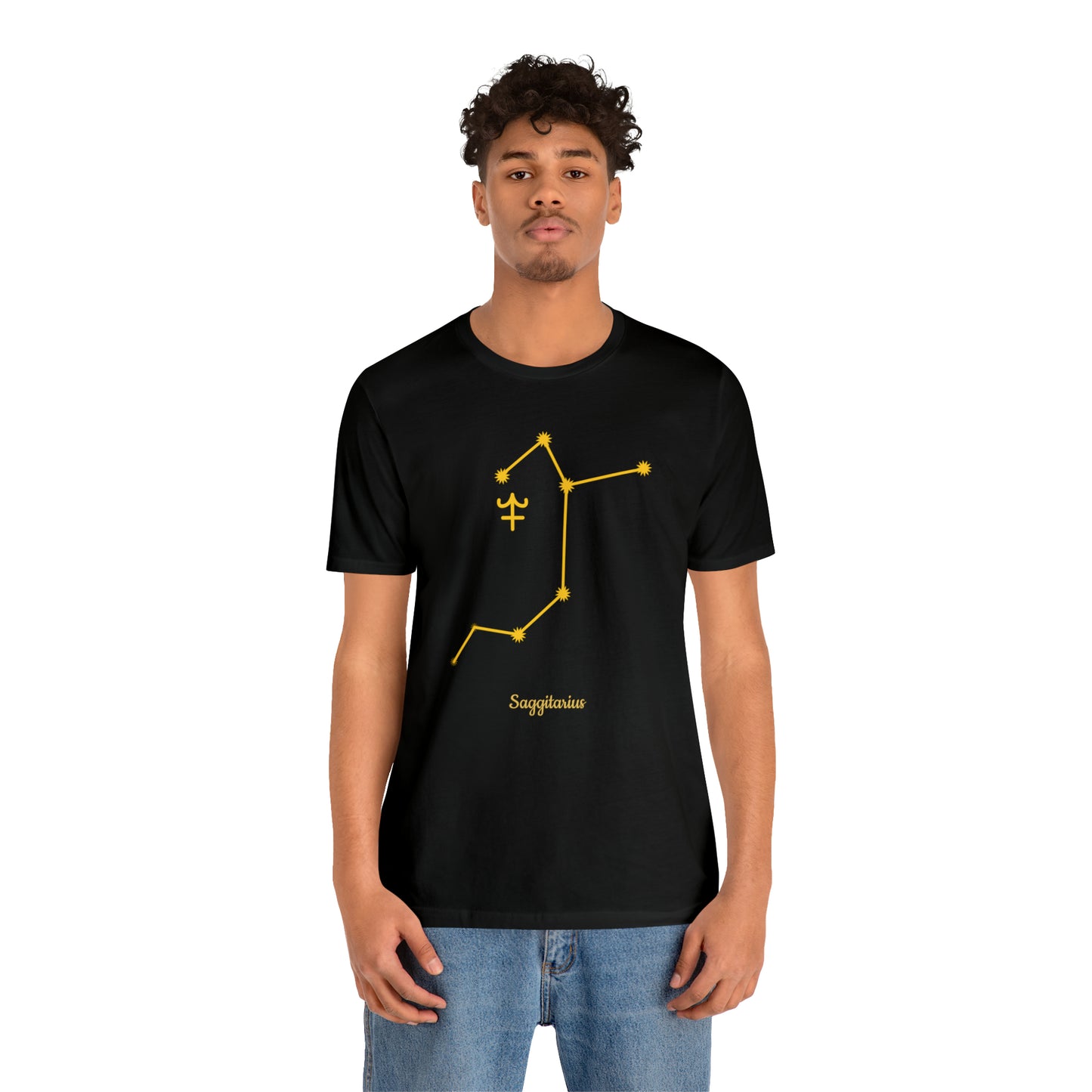 Sagittarius Stars T-Shirt | Fun Sagittarius T-Shirt | Zodiac T-Shirt | Zodiac Sign Shirt | Astrology | Star Sign | Unisex Jersey Short Sleeve Tee