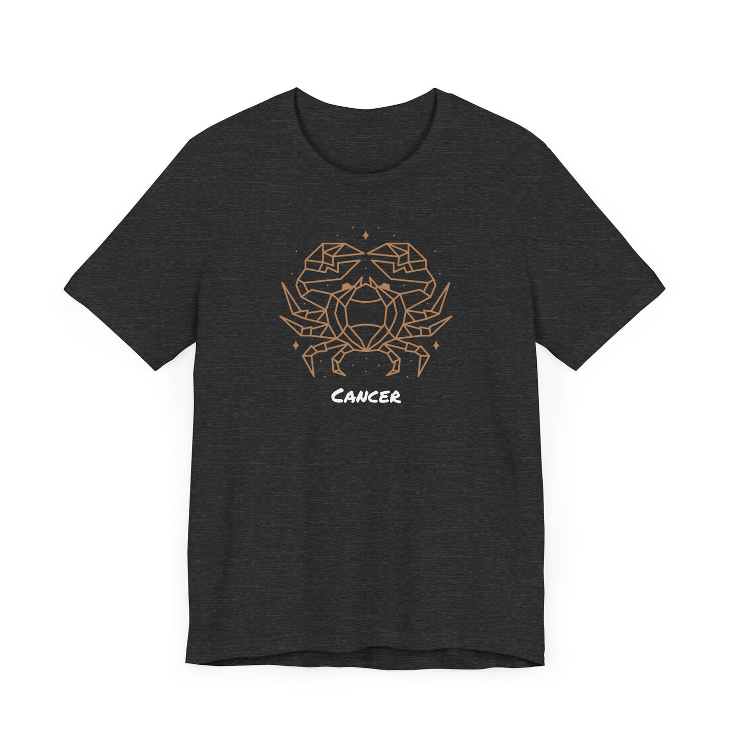 Cancer Star Crab T-Shirt | Fun Cancer T-Shirt | Zodiac T-Shirt | Zodiac Sign Shirt | Astrology | Star Sign | Unisex Jersey Short Sleeve Tee