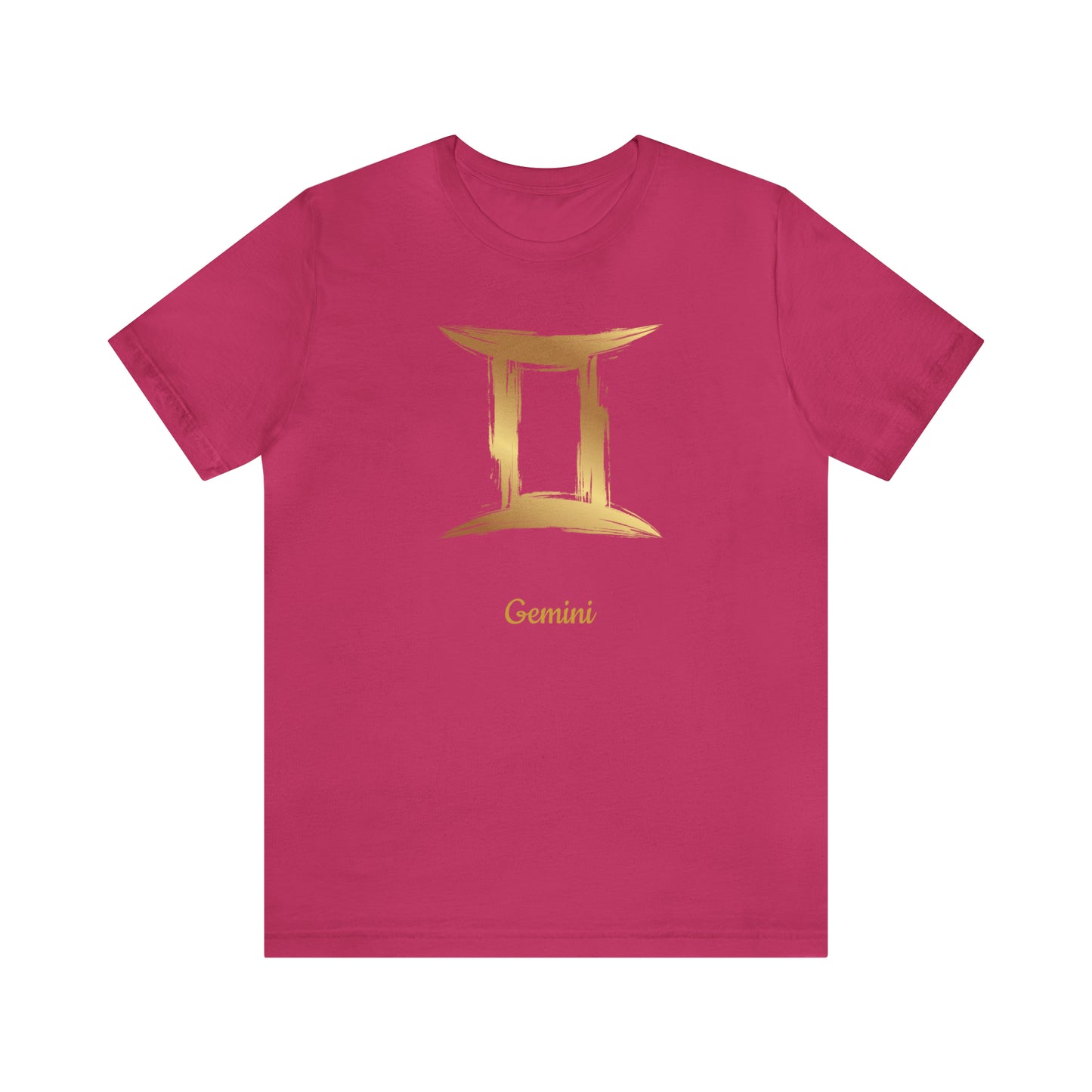 Gemini Symbol T-Shirt | Fun Gemini T-Shirt | Zodiac T-Shirt | Zodiac Sign Shirt | Astrology | Star Sign | Unisex Jersey Short Sleeve Tee