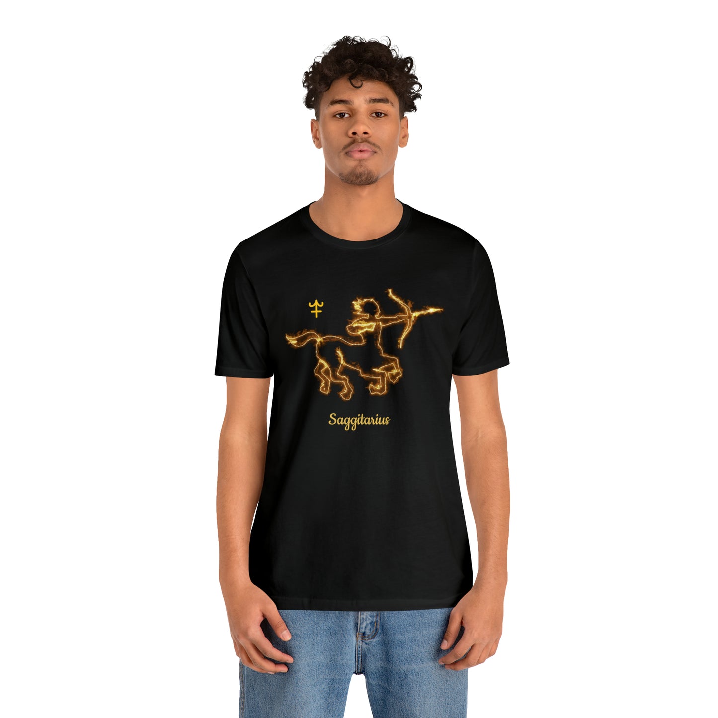 Sagittarius Fiery Centaur T-Shirt | Fun Sagittarius T-Shirt | Zodiac T-Shirt | Zodiac Sign Shirt | Astrology | Star Sign | Unisex Jersey Short Sleeve Tee