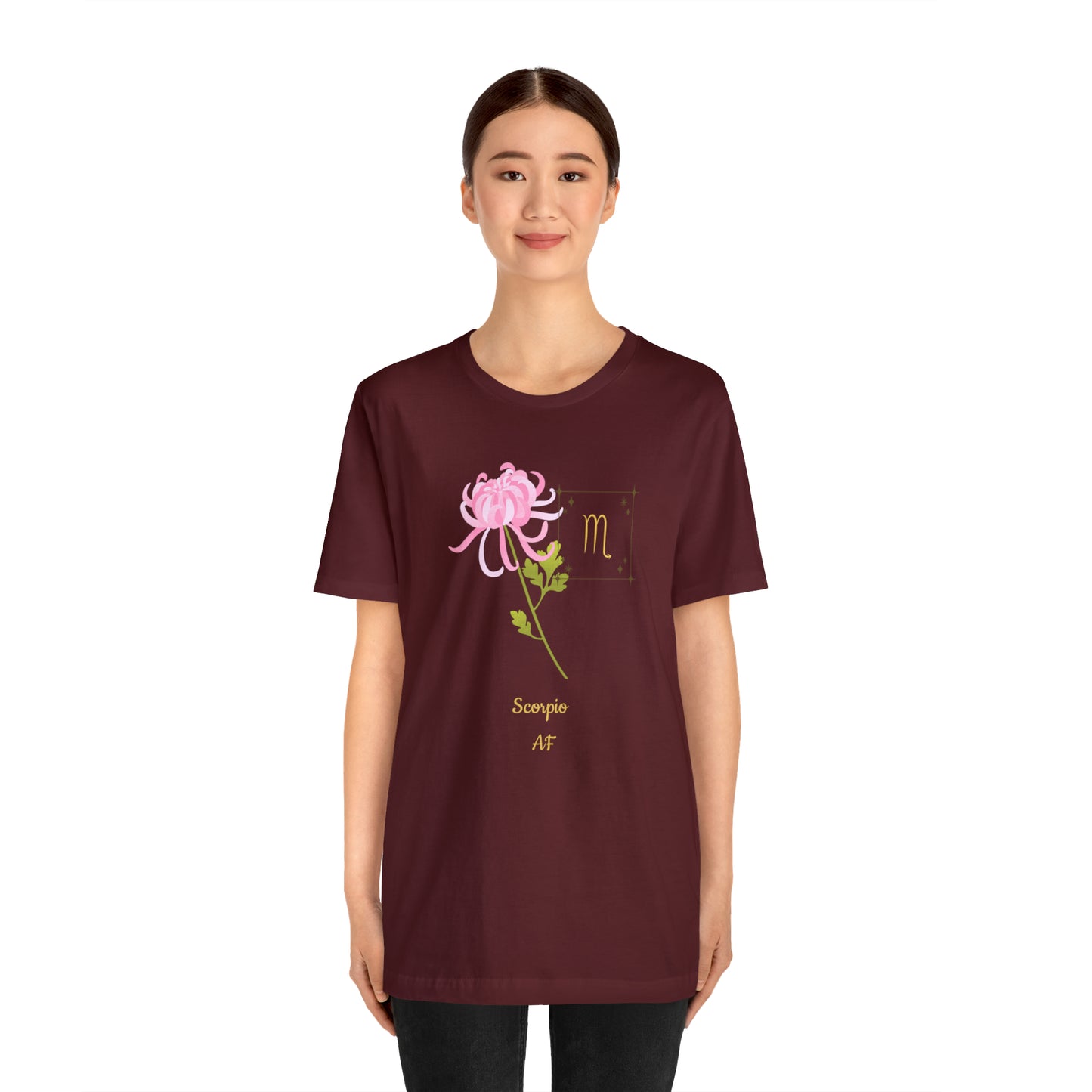 Scorpio Symbol & SignT-Shirt | Fun Scorpio T-Shirt | Zodiac T-Shirt | Zodiac Sign Shirt | Astrology | Star Sign | Unisex Jersey Short Sleeve Tee