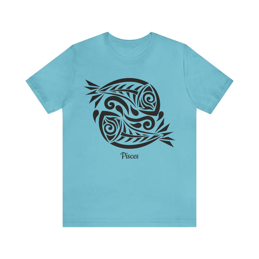 Pisces Fish T-Shirt | Fun Pisces T-Shirt | Zodiac T-Shirt | Zodiac Sign Shirt | Astrology | Star Sign | Unisex Jersey Short Sleeve Tee