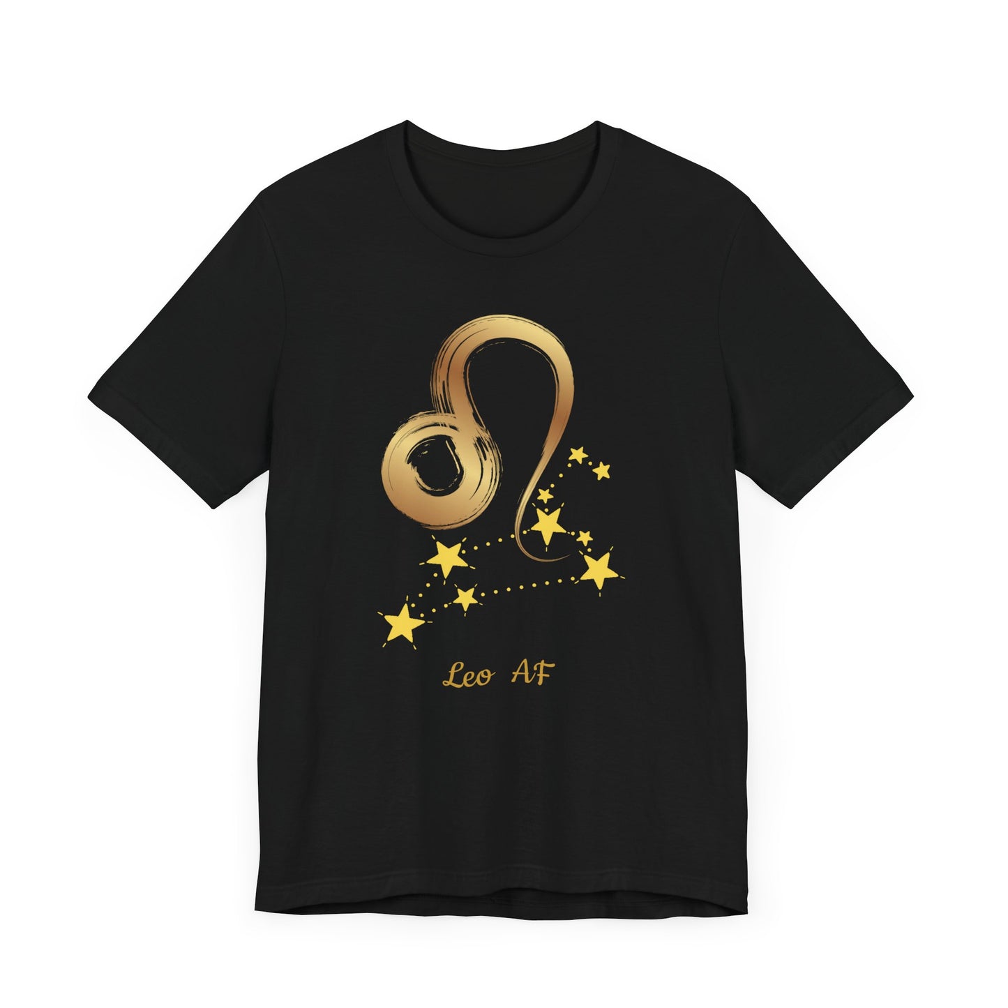Leo Symbol AF T-Shirt | Fun Leo T-Shirt | Zodiac T-Shirt | Zodiac Sign Shirt | Astrology | Star Sign | Unisex Jersey Short Sleeve Tee