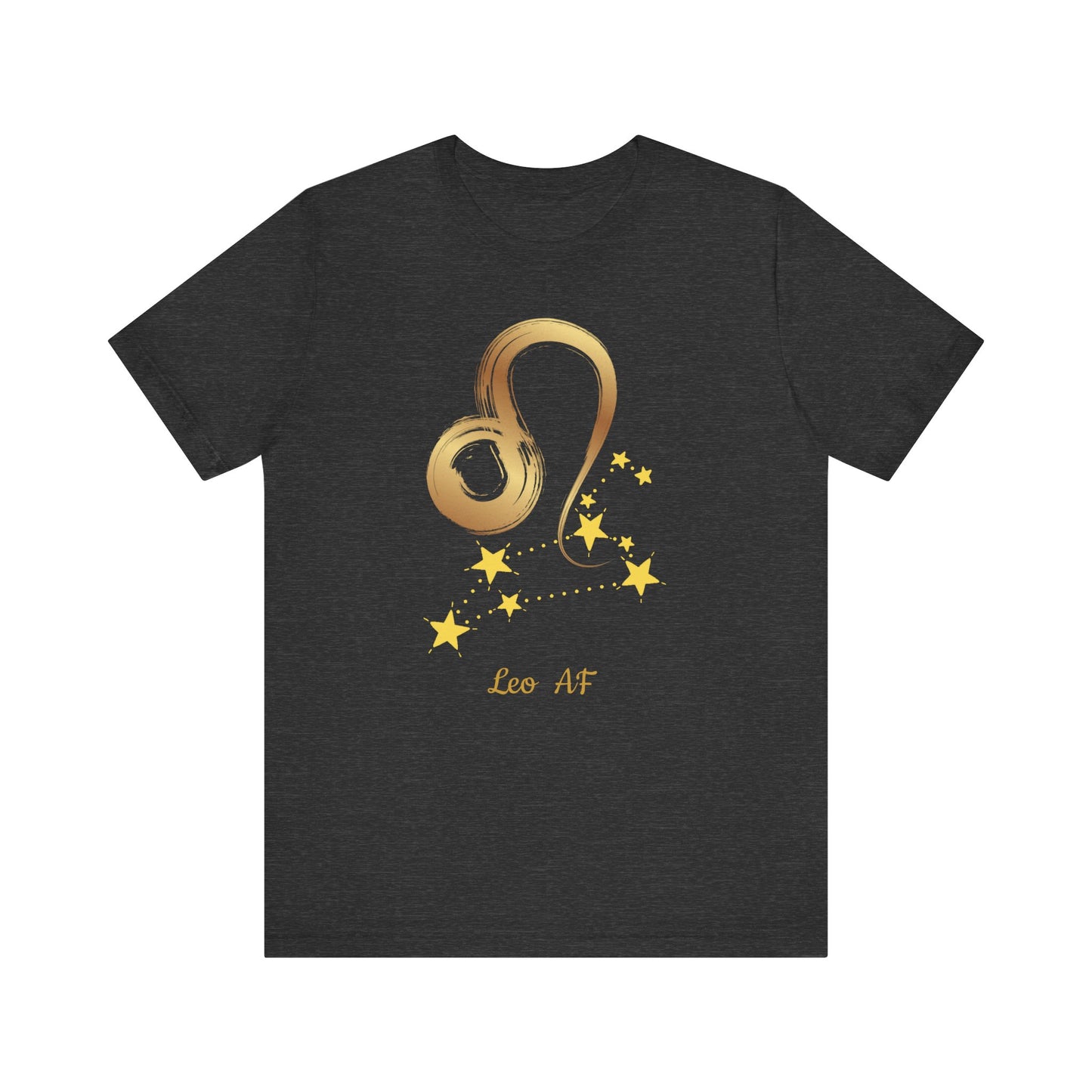 Leo Symbol AF T-Shirt | Fun Leo T-Shirt | Zodiac T-Shirt | Zodiac Sign Shirt | Astrology | Star Sign | Unisex Jersey Short Sleeve Tee