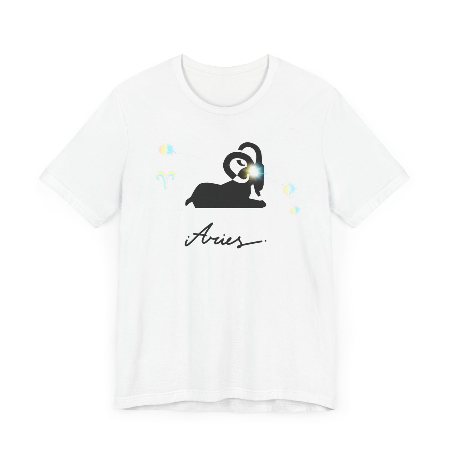Aries the Ram T-Shirt | Fun Aries T-Shirt | Zodiac T-Shirt | Zodiac Sign Shirt | Astrology | Star Sign | Unisex Jersey Short Sleeve Tee