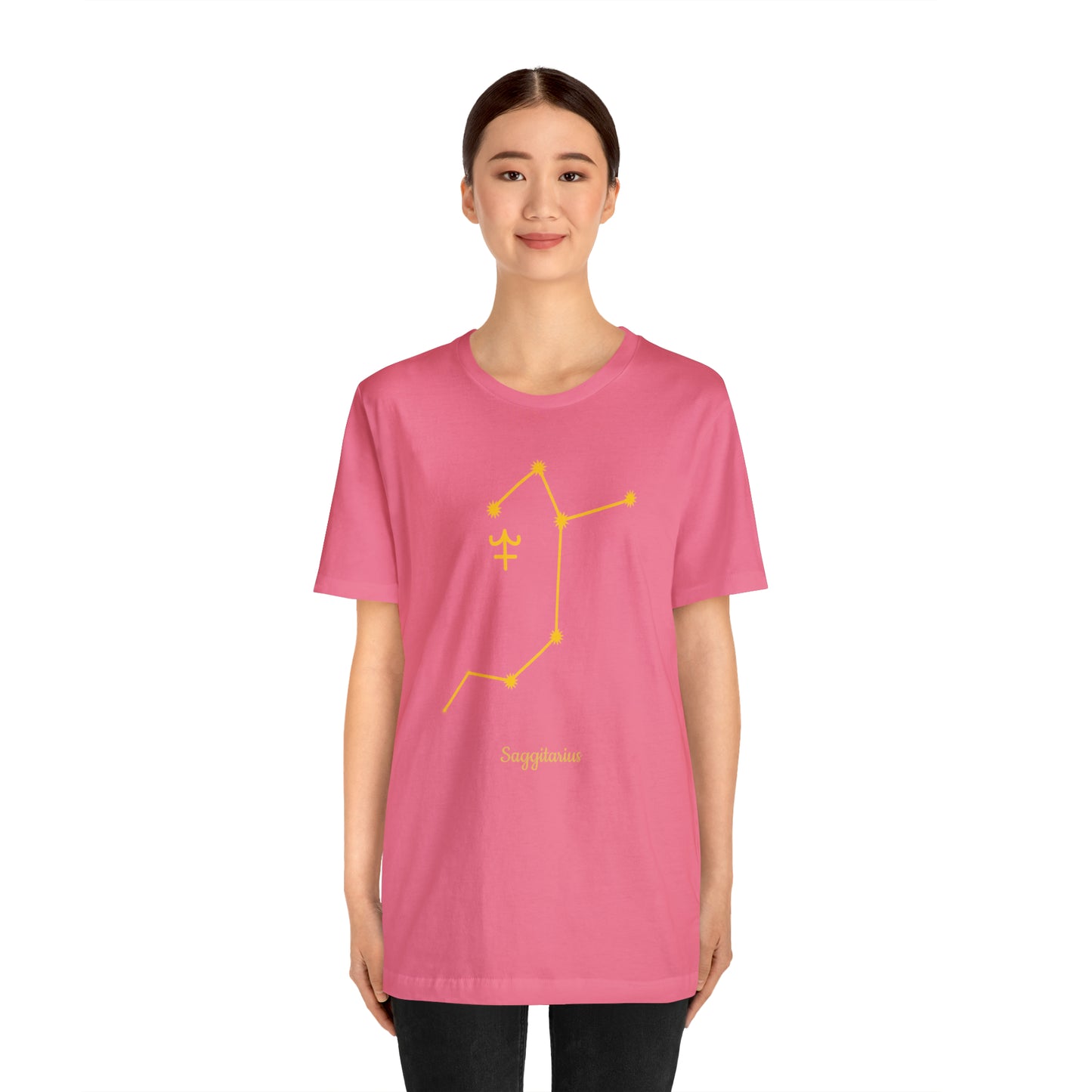 Sagittarius Stars T-Shirt | Fun Sagittarius T-Shirt | Zodiac T-Shirt | Zodiac Sign Shirt | Astrology | Star Sign | Unisex Jersey Short Sleeve Tee