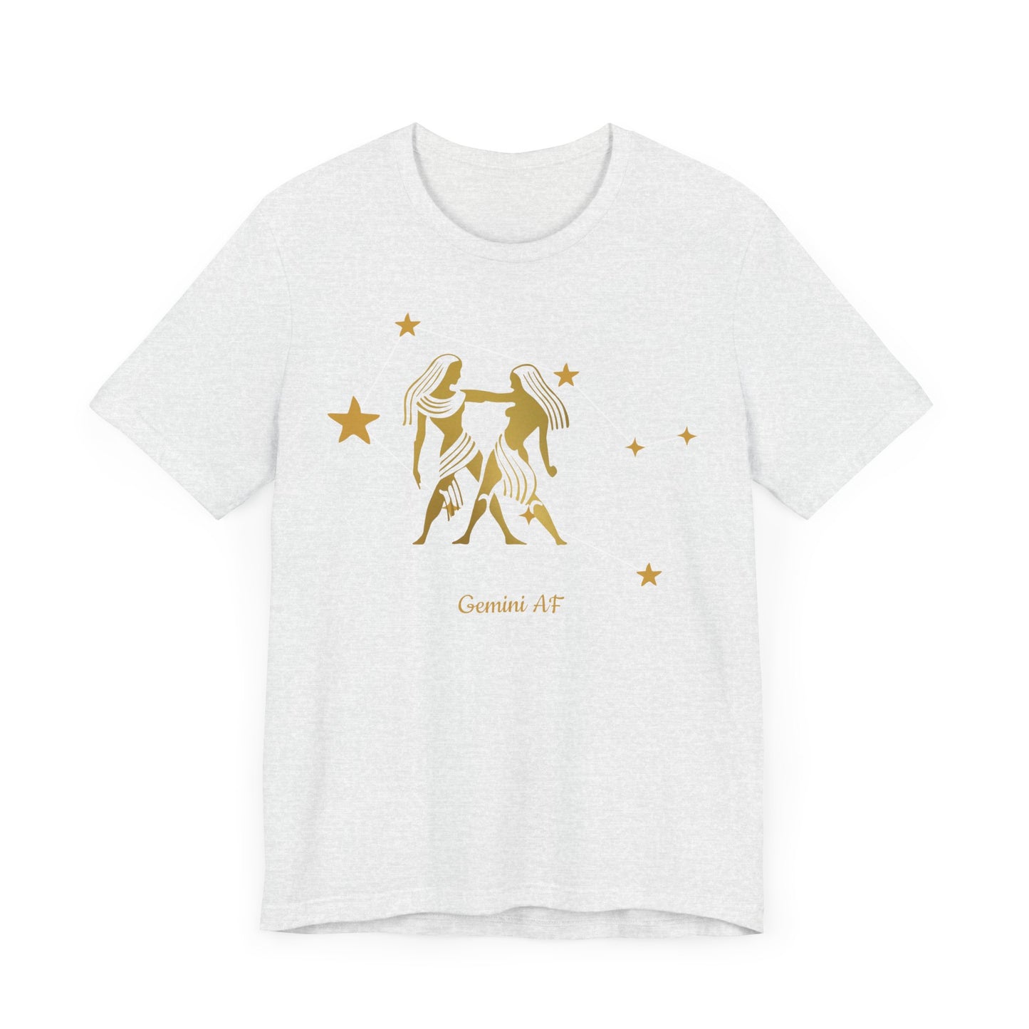 Gemini Egyptian Symbol AF T-Shirt | Fun Gemini T-Shirt | Zodiac T-Shirt | Zodiac Sign Shirt | Astrology | Star Sign | Unisex Jersey Short Sleeve Tee