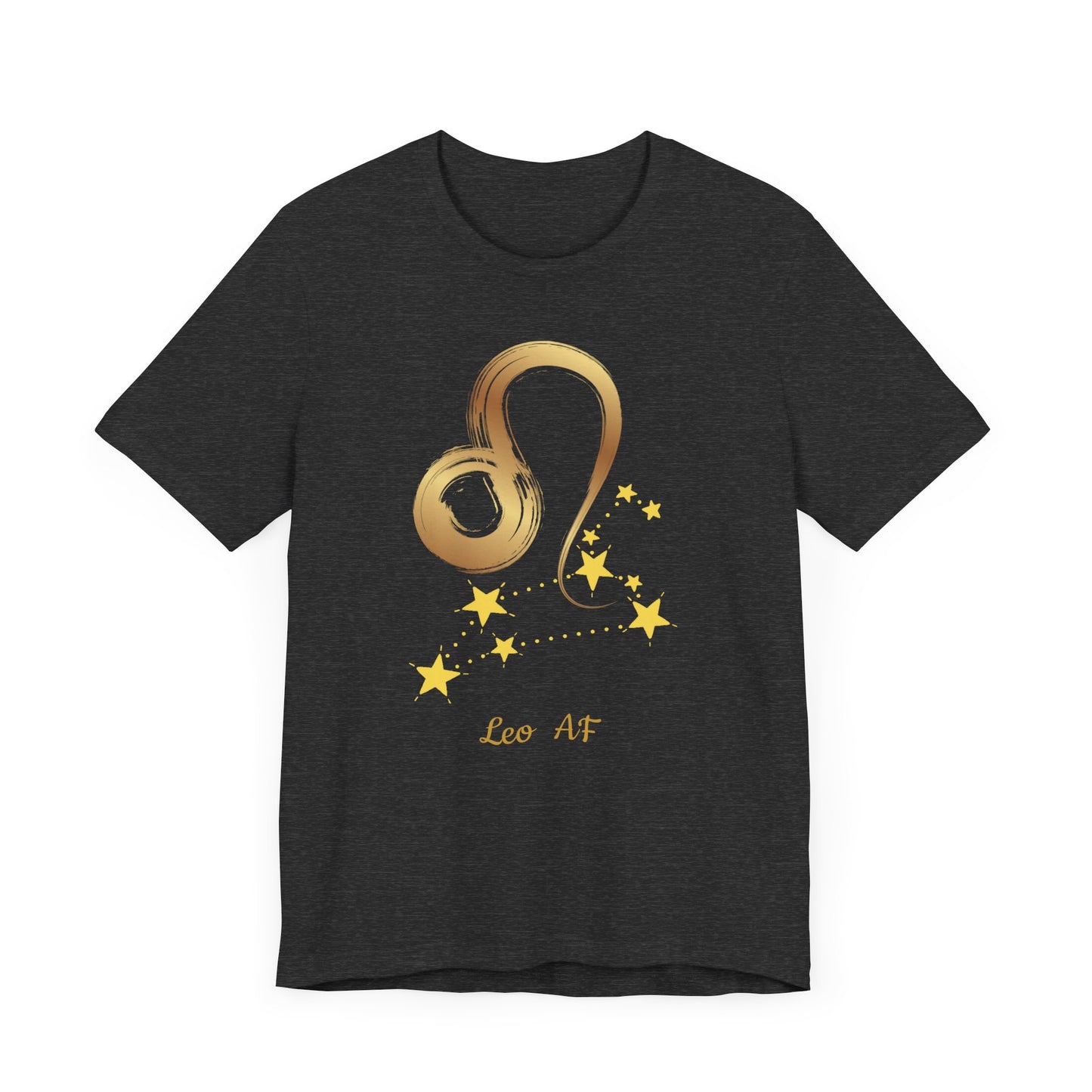 Leo Symbol AF T-Shirt | Fun Leo T-Shirt | Zodiac T-Shirt | Zodiac Sign Shirt | Astrology | Star Sign | Unisex Jersey Short Sleeve Tee