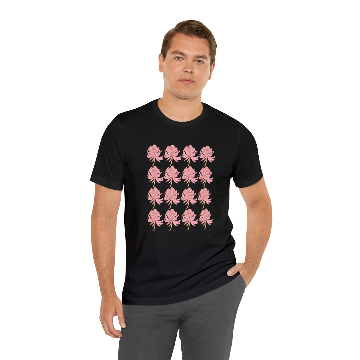 Scorpio Flower Pattern T-Shirt | Fun Scorpio T-Shirt | Zodiac T-Shirt | Zodiac Sign Shirt | Astrology | Star Sign | Unisex Jersey Short Sleeve Tee