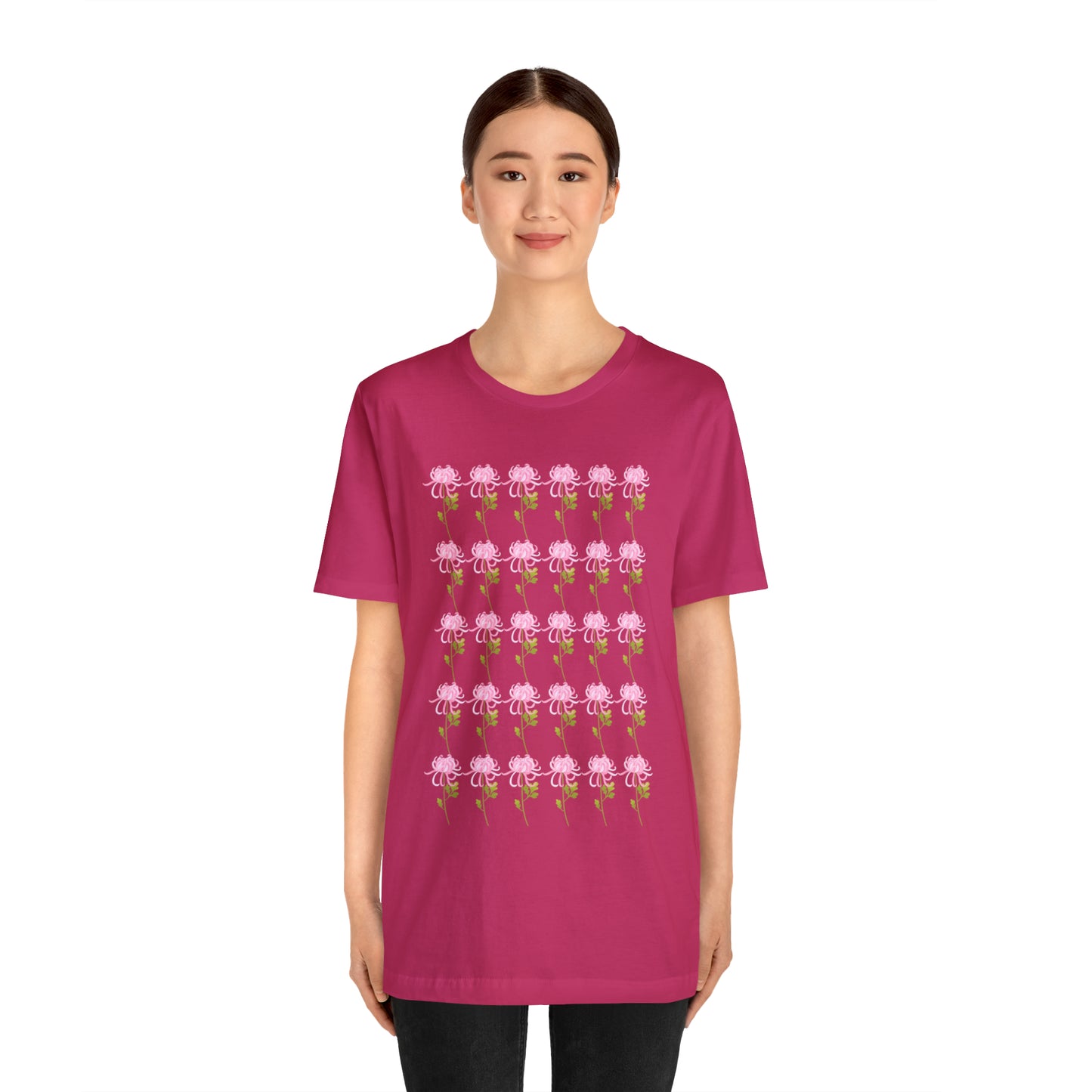 Scorpio Small Flower Pattern T-Shirt | Fun Scorpio T-Shirt | Zodiac T-Shirt | Zodiac Sign Shirt | Astrology | Star Sign | Unisex Jersey Short Sleeve Tee