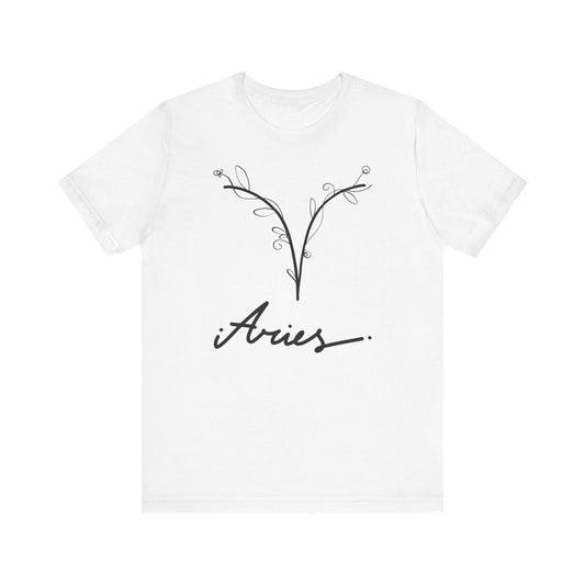 Aries Symbol AF T-Shirt | Fun Aries T-Shirt | Zodiac T-Shirt | Zodiac Sign Shirt | Astrology | Star Sign | Unisex Jersey Short Sleeve Tee