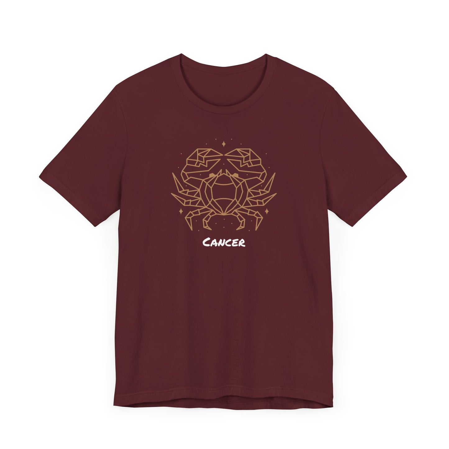 Cancer Star Crab T-Shirt | Fun Cancer T-Shirt | Zodiac T-Shirt | Zodiac Sign Shirt | Astrology | Star Sign | Unisex Jersey Short Sleeve Tee