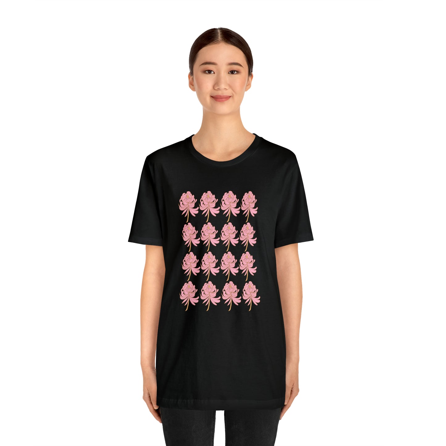 Scorpio Flower Pattern T-Shirt | Fun Scorpio T-Shirt | Zodiac T-Shirt | Zodiac Sign Shirt | Astrology | Star Sign | Unisex Jersey Short Sleeve Tee